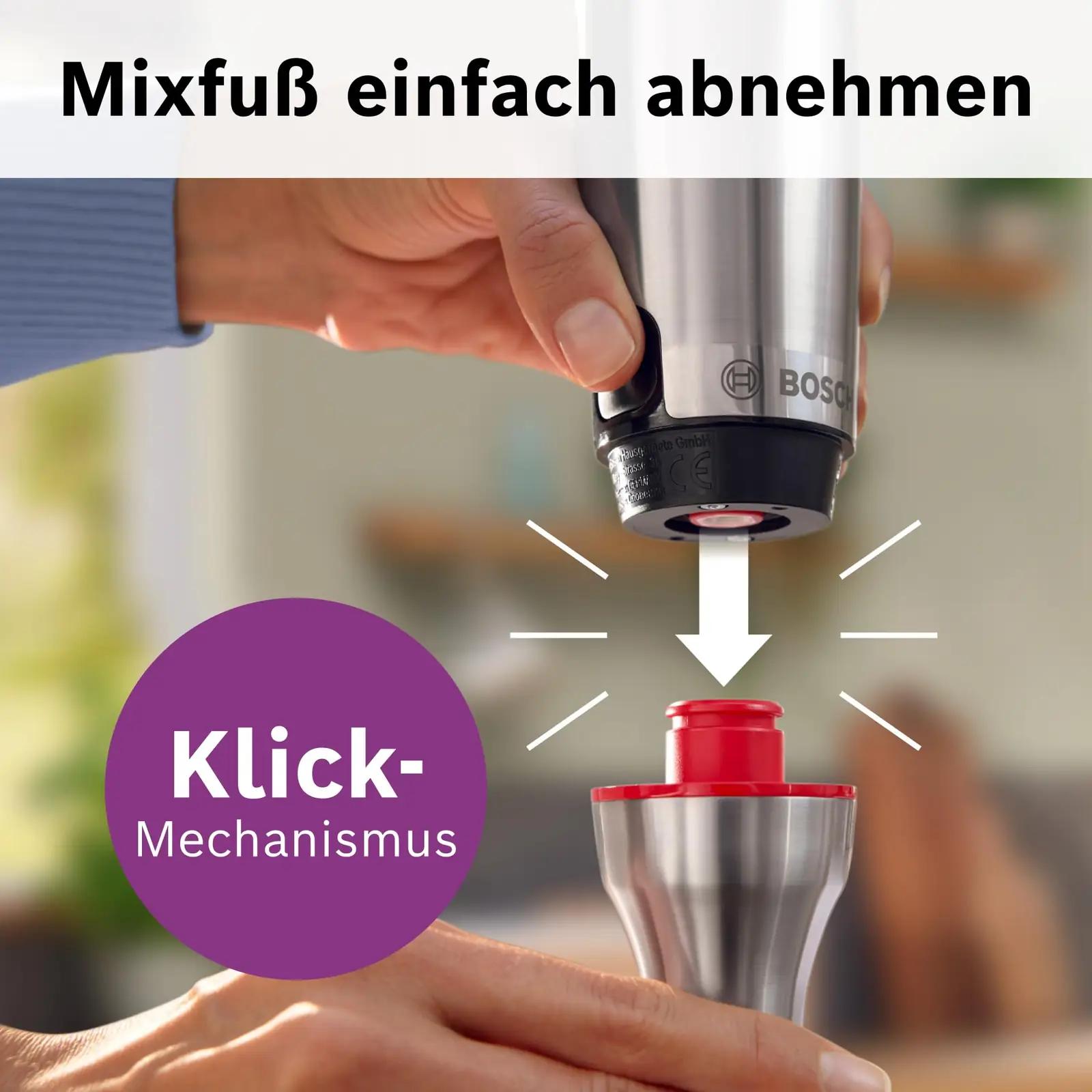 Bosch roostevabast terasest käsimikser 1500 W – pilt 9