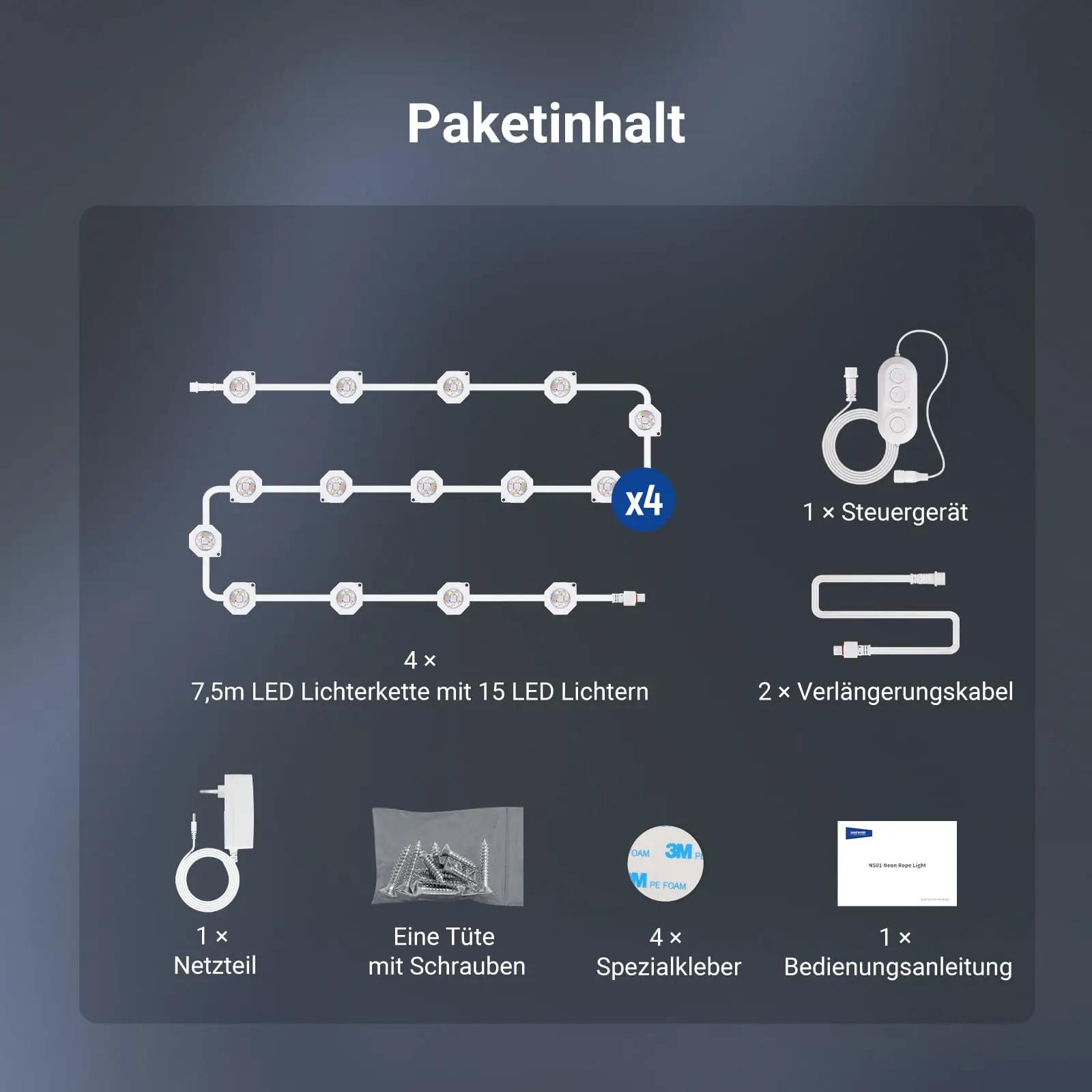 NEEWER veekindel aialatern 30m RGBCW – dekoratiivne valgustus – pilt 9