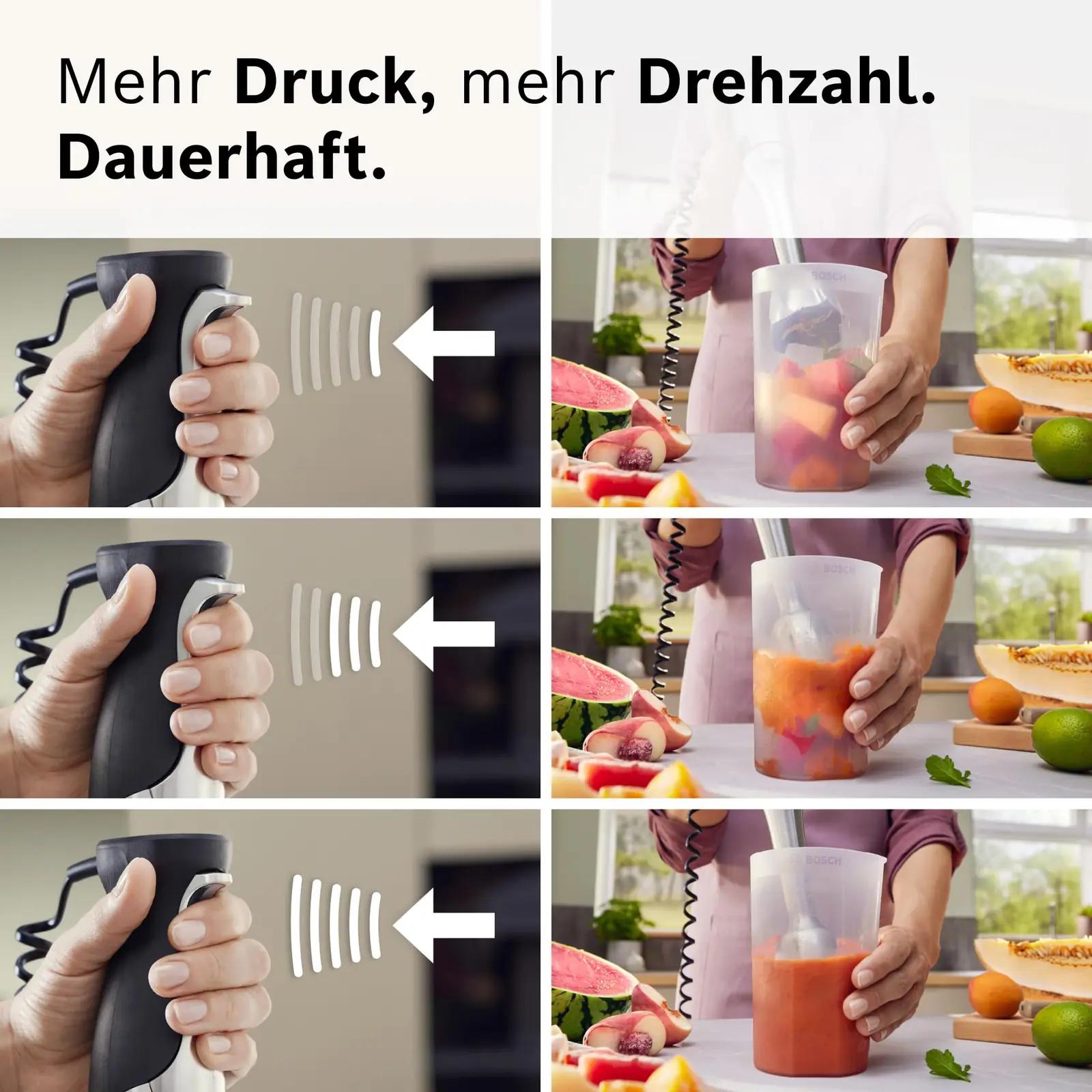 Bosch roostevabast terasest käsimikser 1500 W – pilt 7