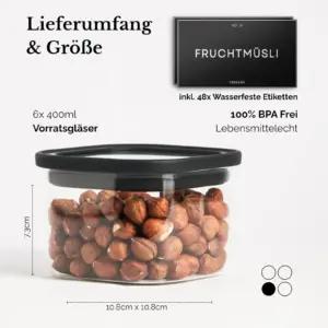 Greeano Vorratsgläser mit Glasdeckel klaasist anumad ja potid