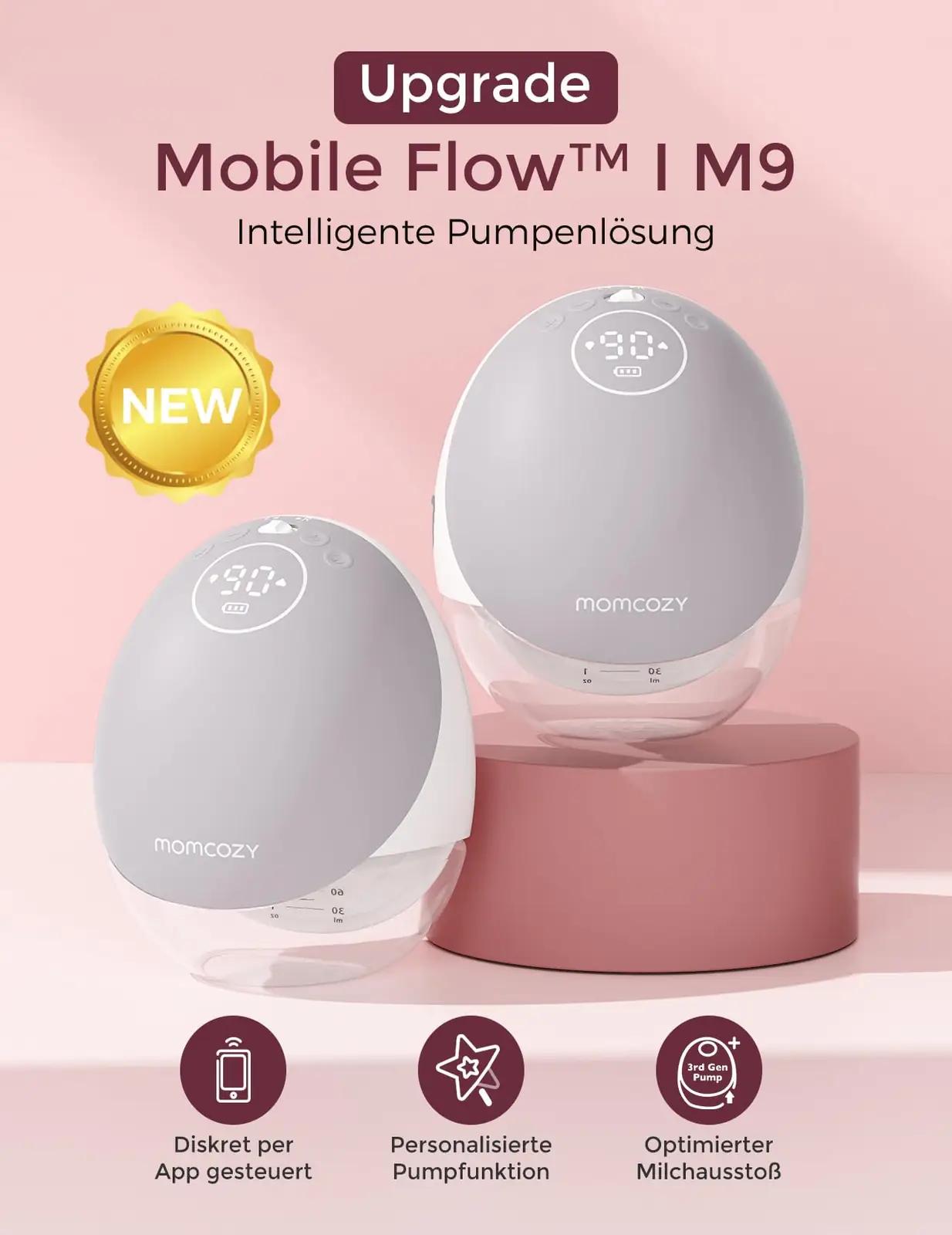 Momcozy käed-vabad elektriline rinnapump – kaasaskantav kingitus – detailne vaade
