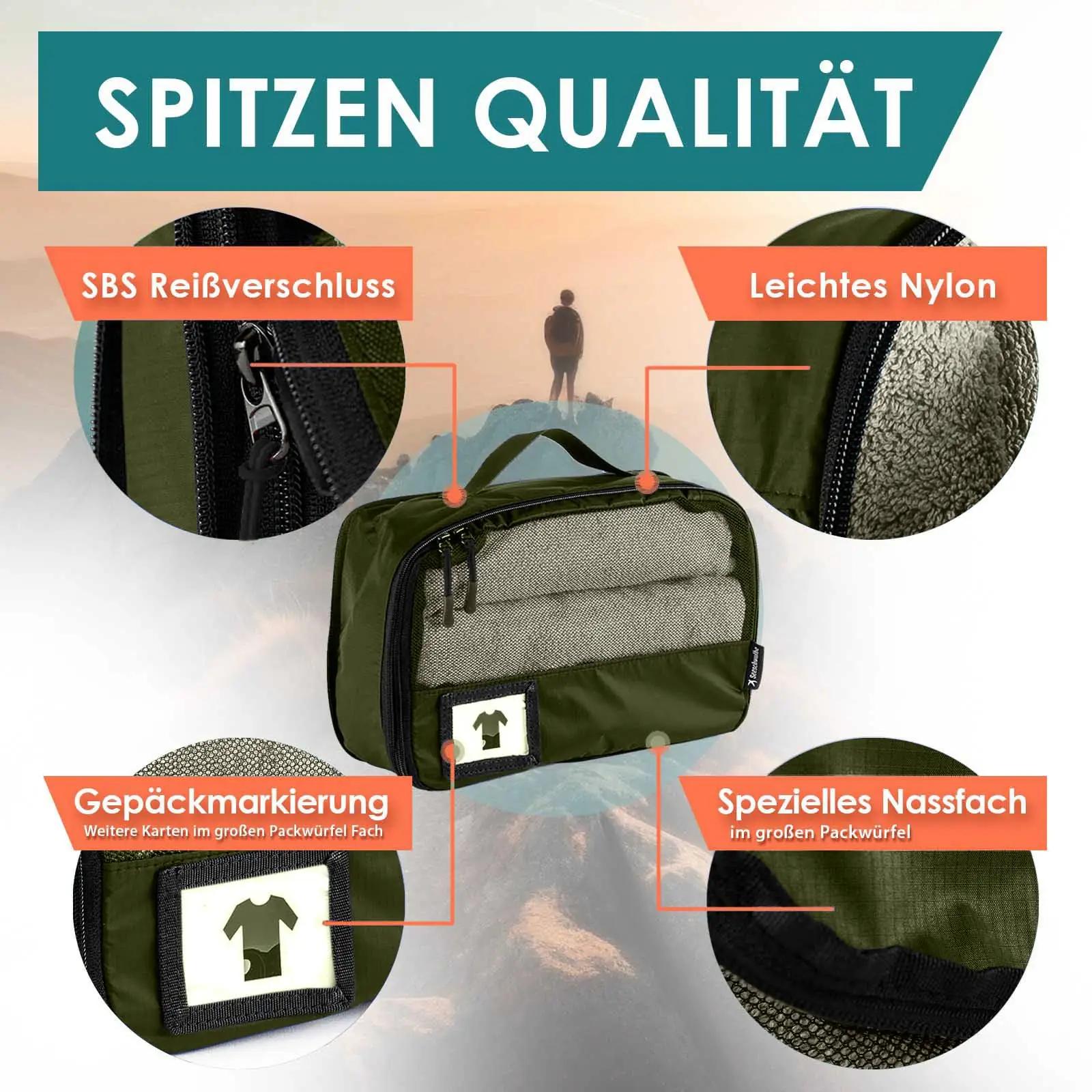 Seeschwalbe kerge reisikorraldaja komplekt – kompressiooniga – lisavaade