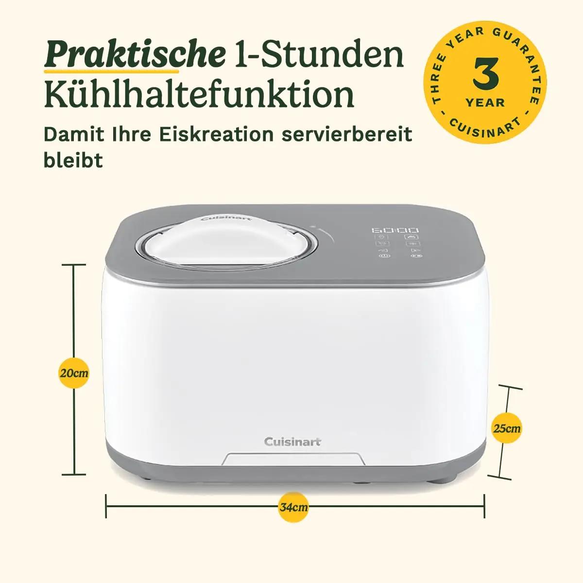Cuisinart vastupidav jäätisemasin koduseks kasutuseks, isejäätuv – pilt 8