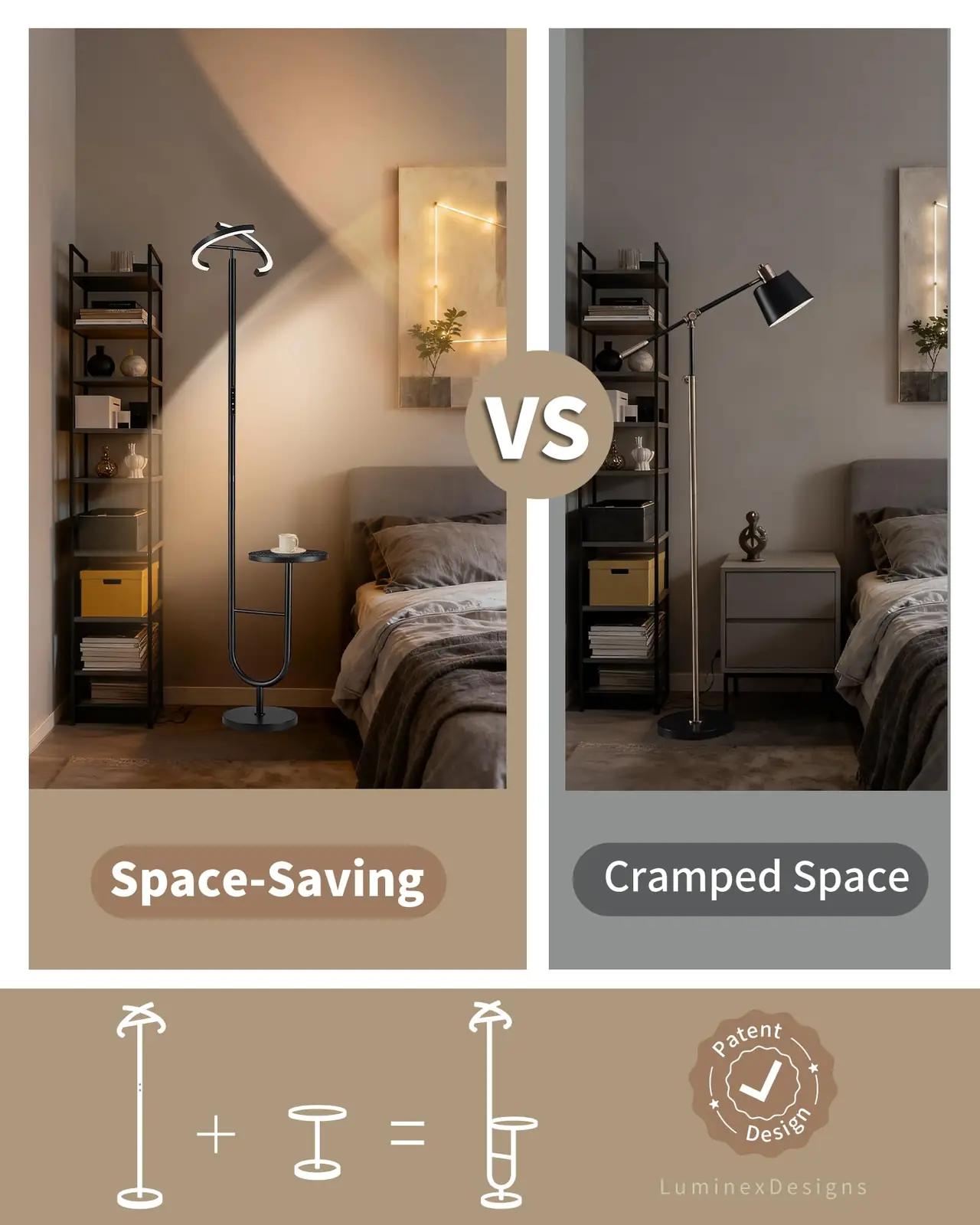 LuminexDesigns must modernne LED-lambipost riiuliga ja dimmeriga – lisavaade