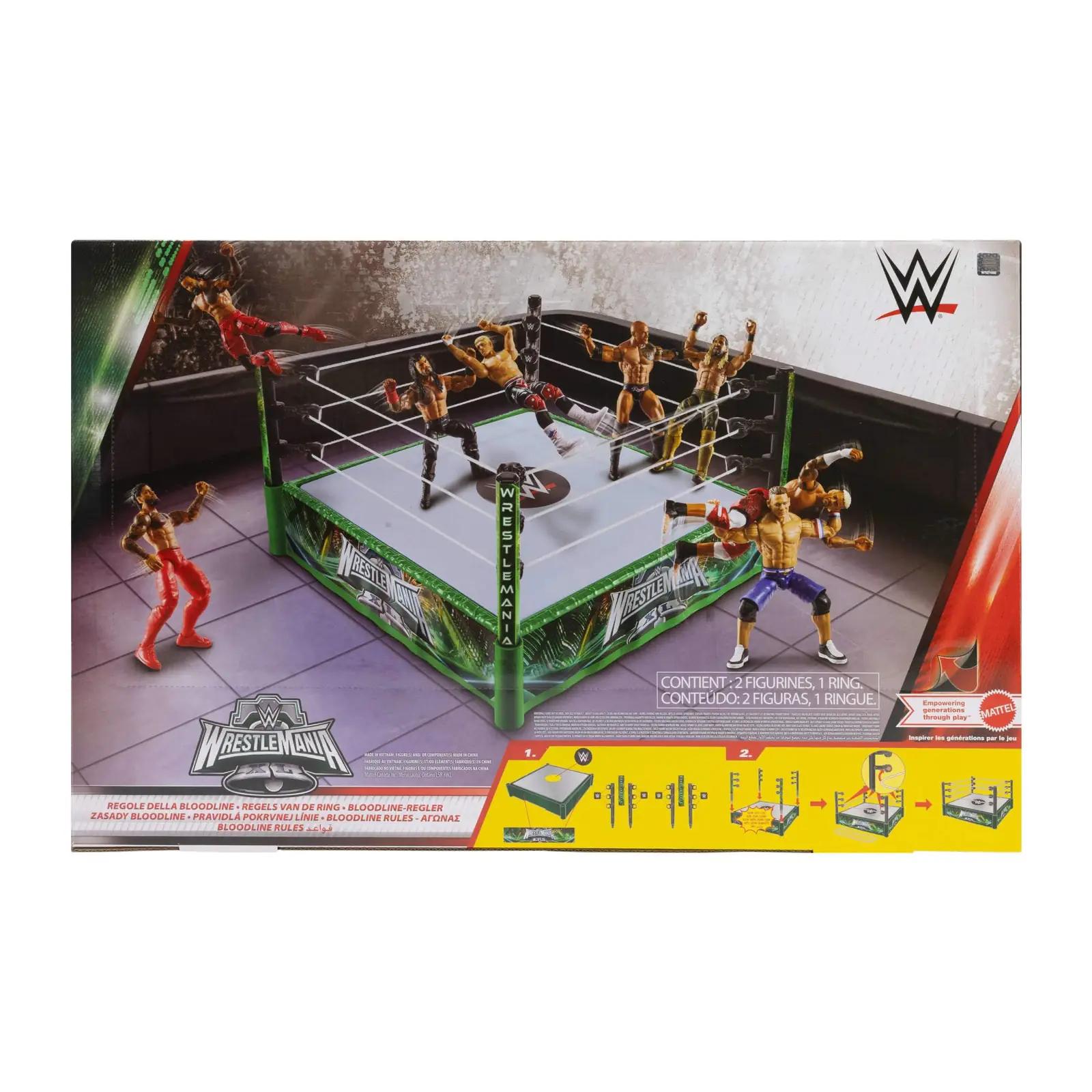 Mattel mängukomplekt WWE rõngas ja 2 action-figuuri – pilt 6