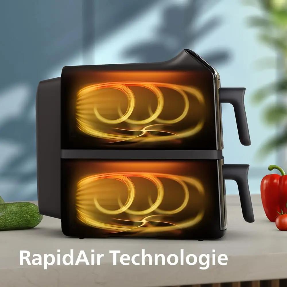 Philips õhufritüür 4000 Series – kahekorvis, ruumisäästlik 10L – pilt 9
