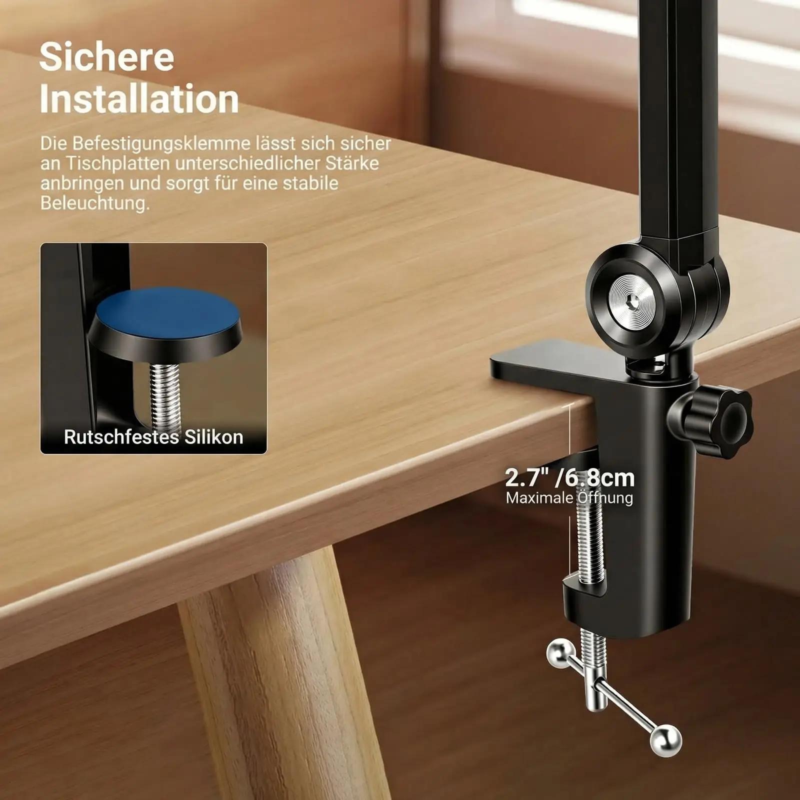 NEEWER LED-laudlamp, reguleeritav ringvalgus fotosessioonideks – pilt 6
