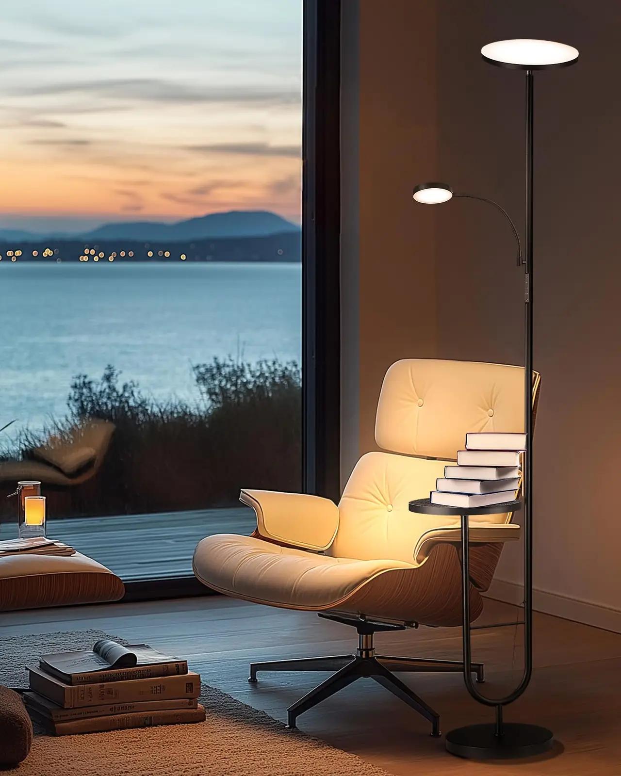 LuminexDesigns LED-lamp lauaga – reguleeritav ja eredas valguses – lisavaade