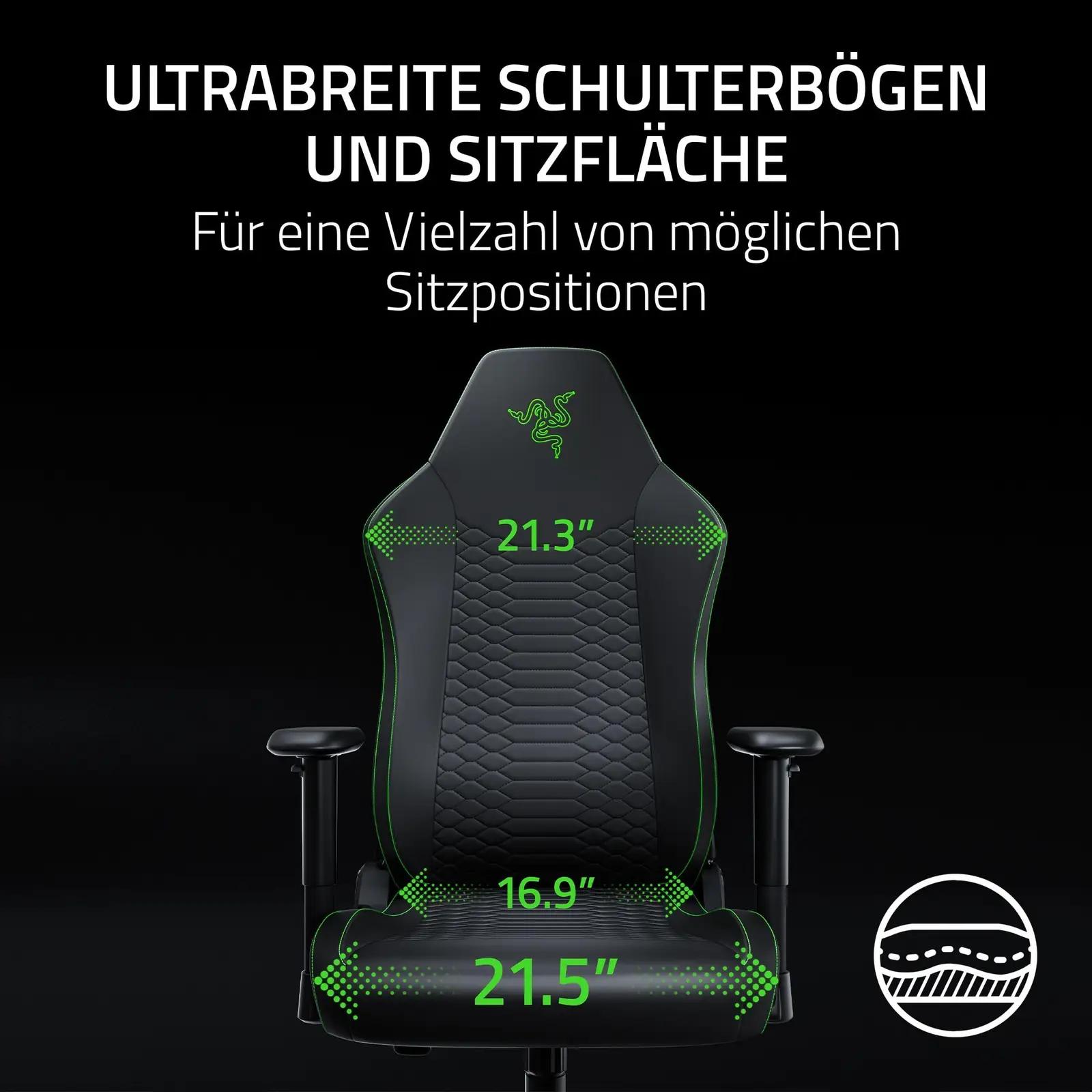 Razer mugav ergonoomiline mängutool – hingav kunstnahk – pilt 6