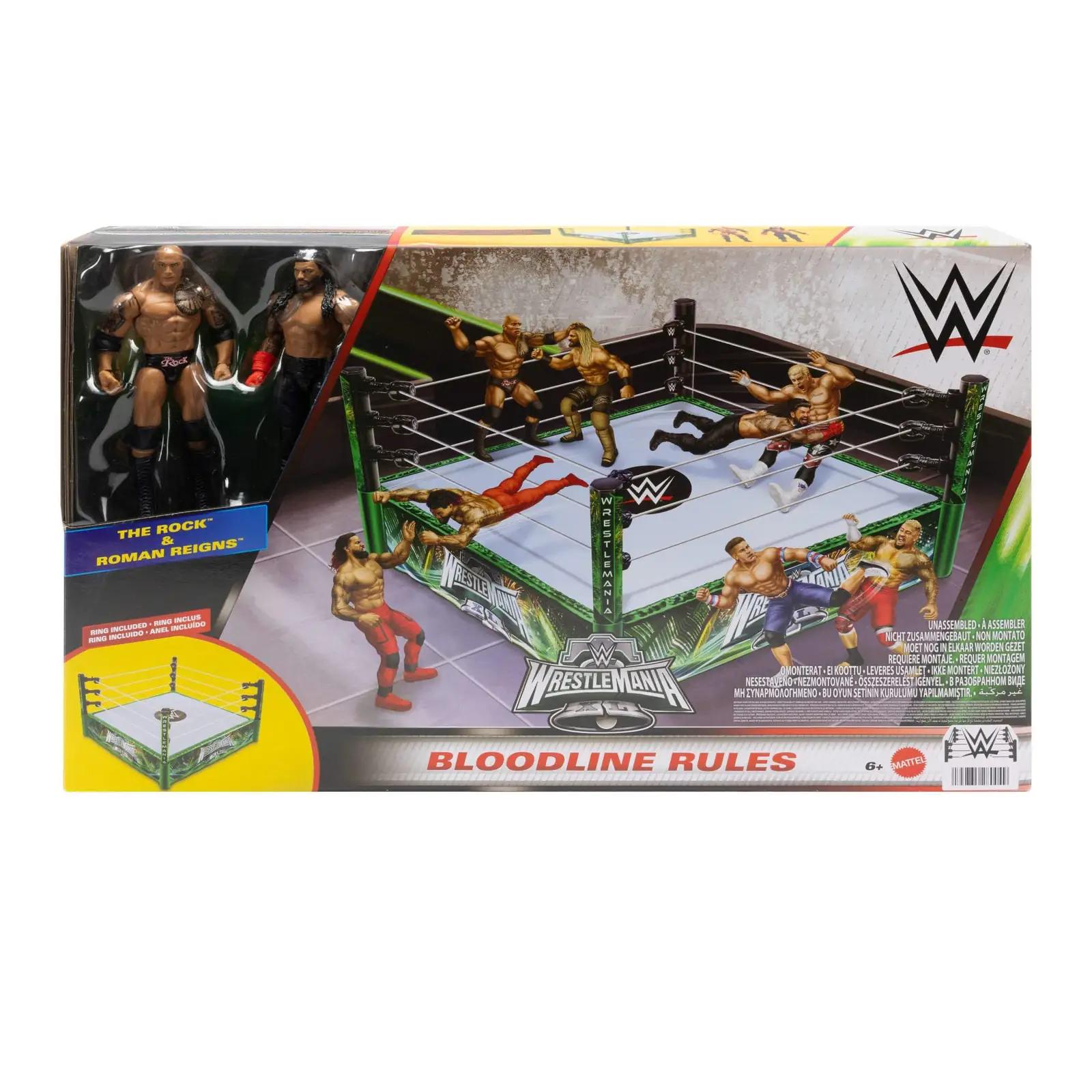 Mattel mängukomplekt WWE rõngas ja 2 action-figuuri – lisavaade