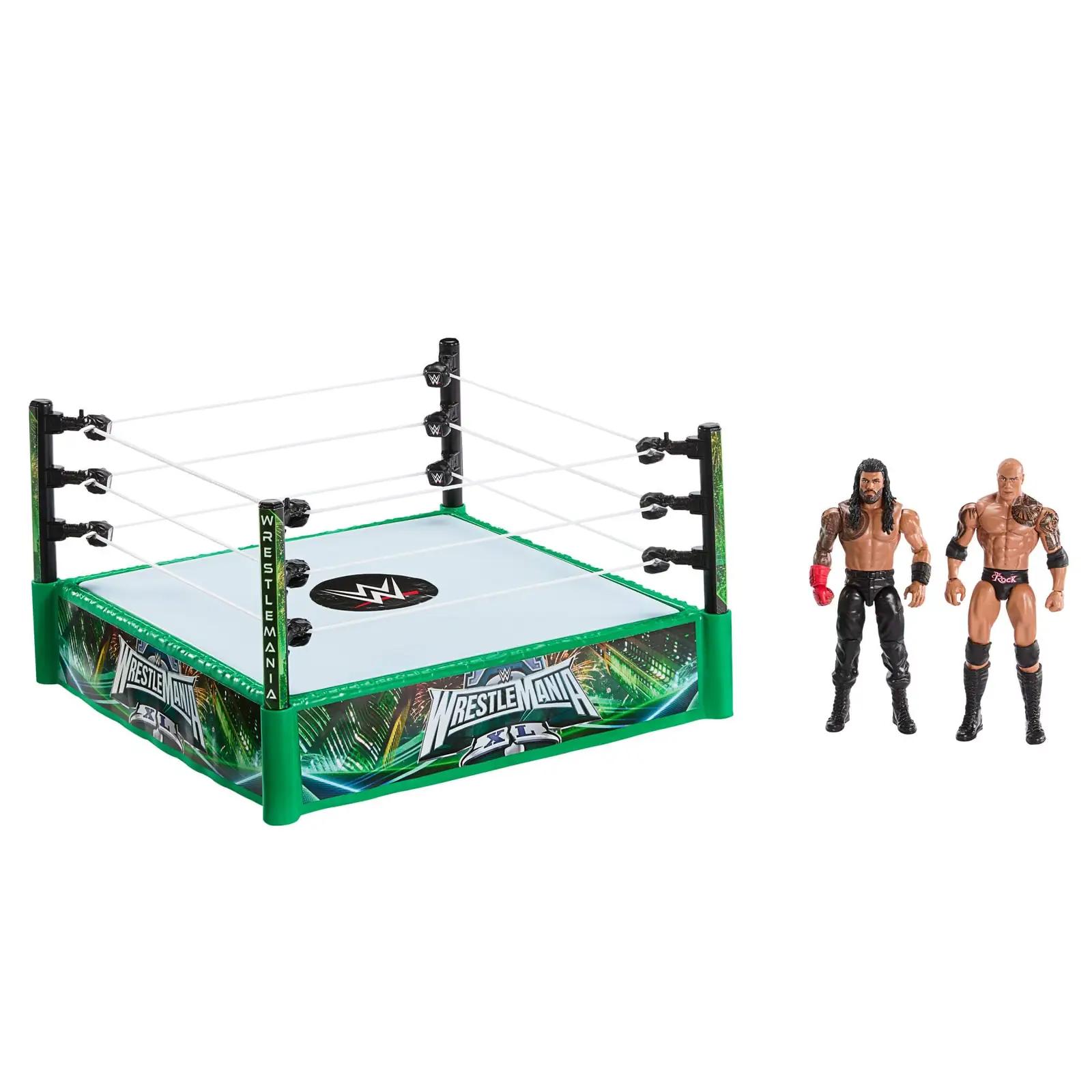 Mattel mängukomplekt WWE rõngas ja 2 action-figuuri