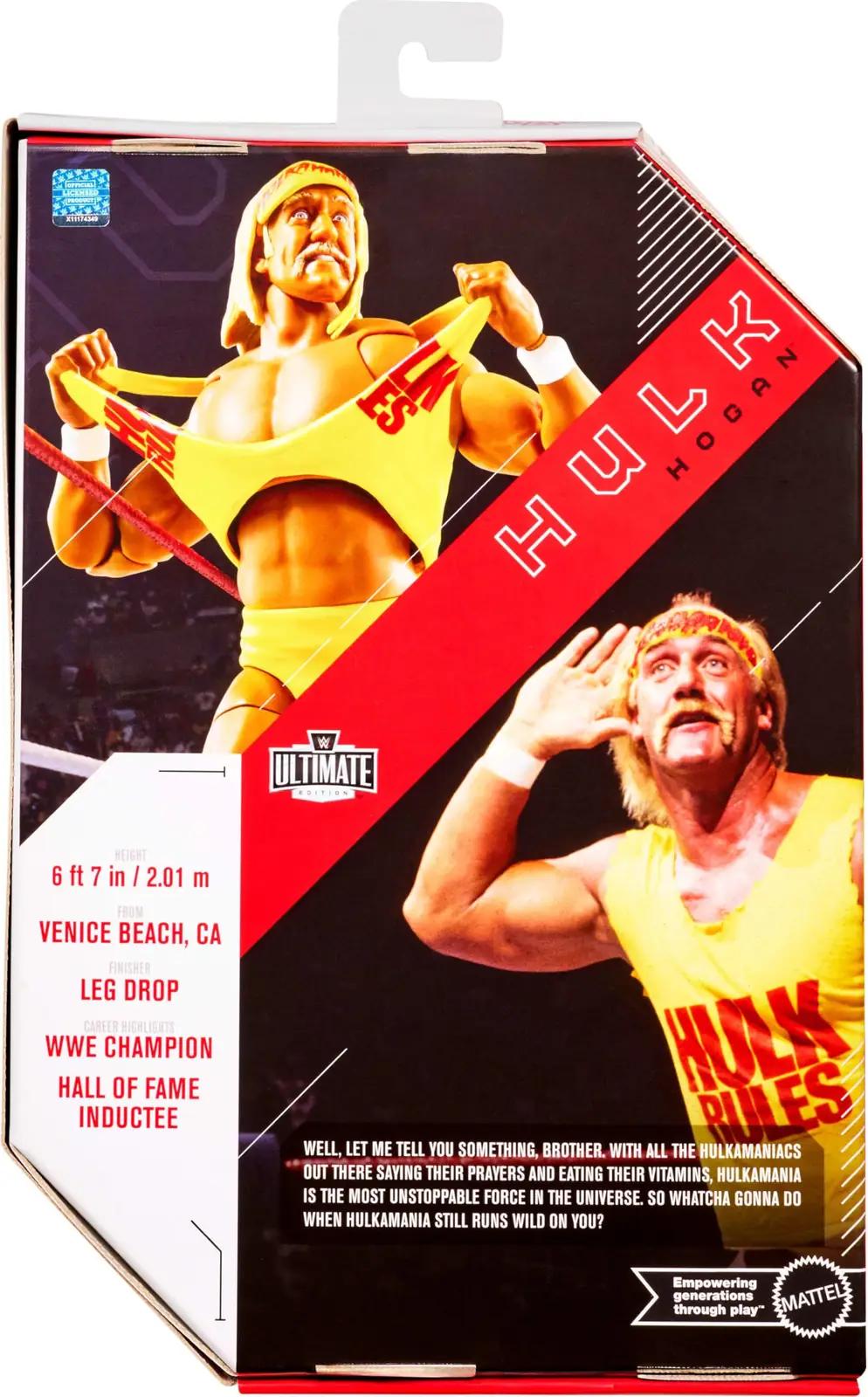 Mattel Hulk Hogan 15 cm liikuv kollektsiooni-figuur JHV95 – pilt 6