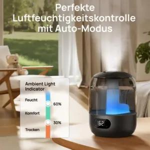 Dreo DR-HHM006 Black õhuniisutajad üheruumi jaoks – detailne lähivaade