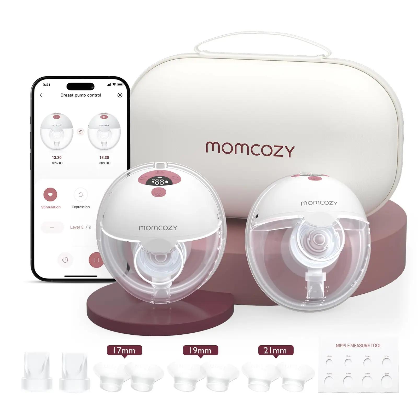 Momcozy nutikas topeltrindade pump — kaasaskantav ja vaikselt