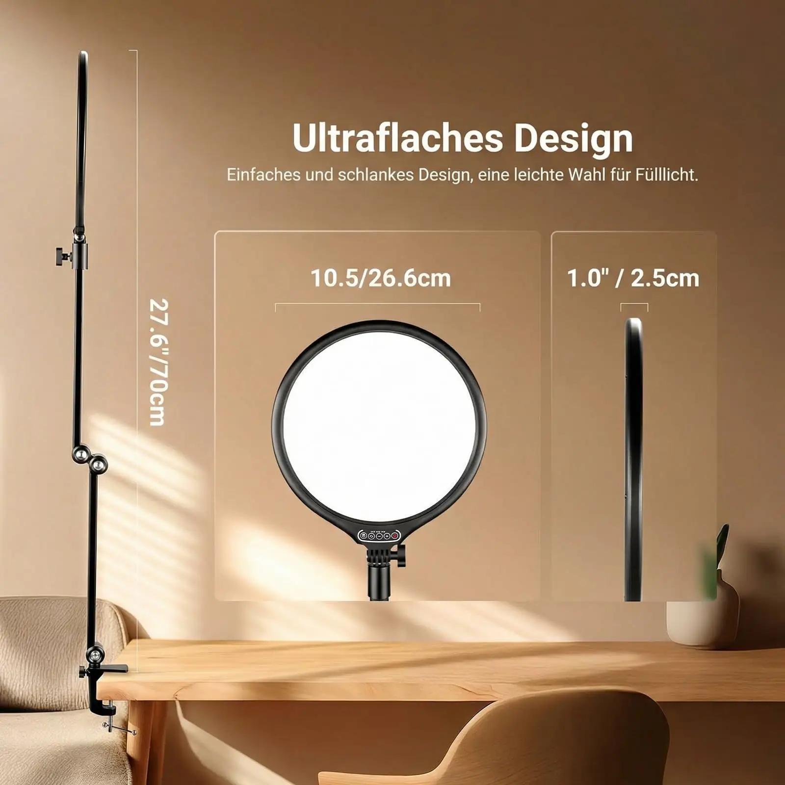NEEWER LED-laudlamp, reguleeritav ringvalgus fotosessioonideks – pilt 7