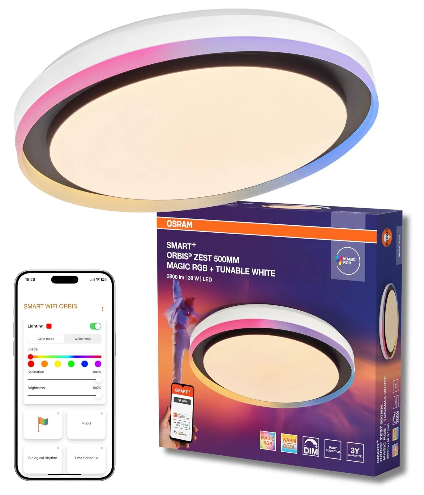 Osram nutikas lakivalgusti 50 cm — RGB ja reguleeritav valgus – lisavaade