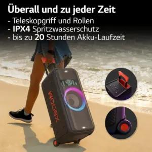 LG DXL7T kõlar – detailne lähivaade