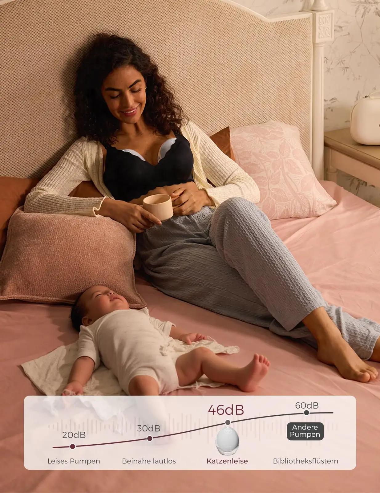 Momcozy käed-vabad elektriline rinnapump – kaasaskantav kingitus – pilt 7