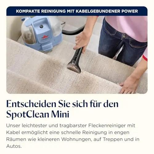 Bissell kompaktne väikepesur – kerge auto- ja mööblipesu – pilt 8