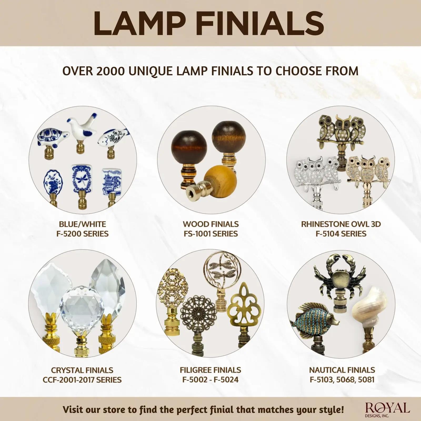 Royal Designs, Inc. linane ovaalne laualampide varjuk – pilt 6