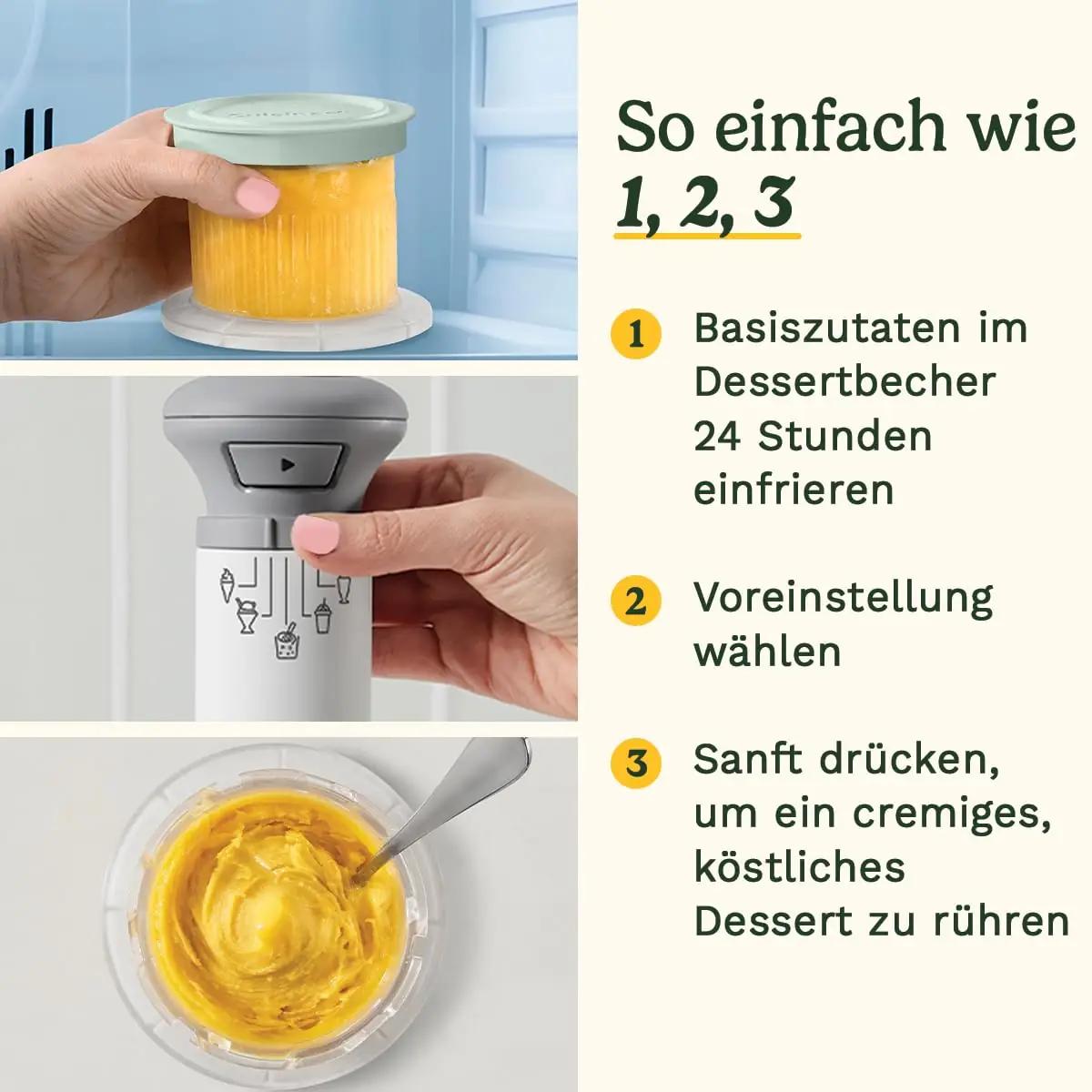 Cuisinart kaasaskantav jäätisemasin – kompaktne 5in1 seade – lisavaade