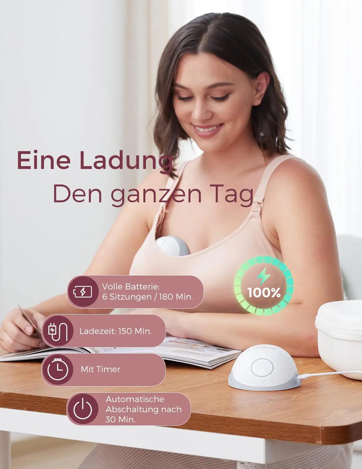 Momcozy kaasaskantav elektriline imetamisase – kasutusnäide