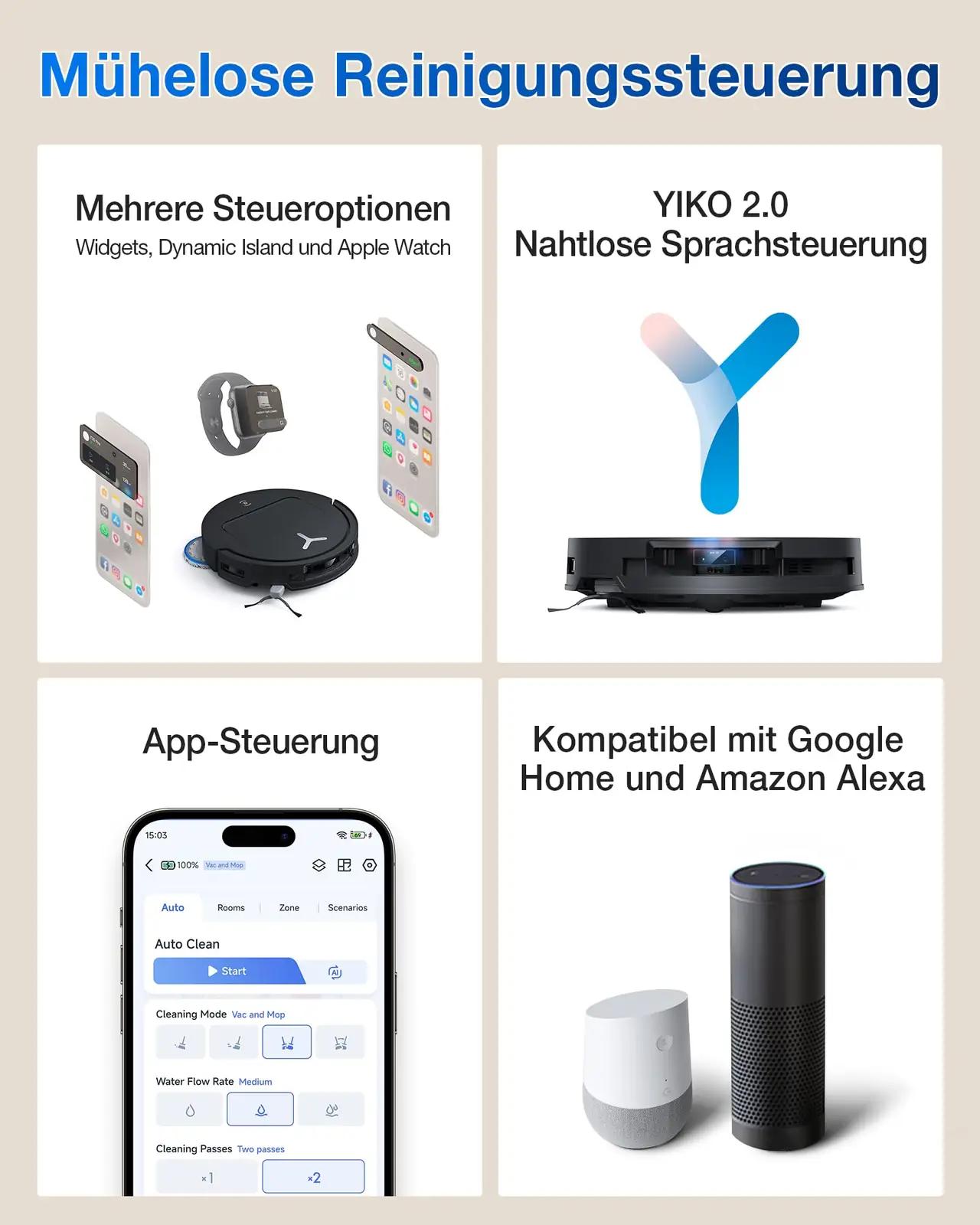 ECOVACS tolmu- ja mopp-robot – õhuke 81 mm puhastuslahendus – pilt 9
