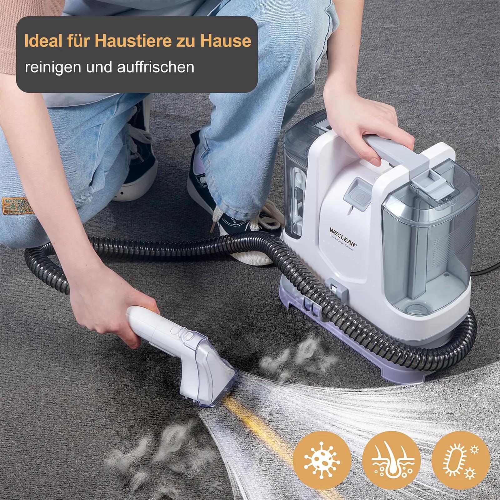 WECLEAN kodune tekstiilipesur C2 – tõhus lemmikloomadega peredele – detailne vaade