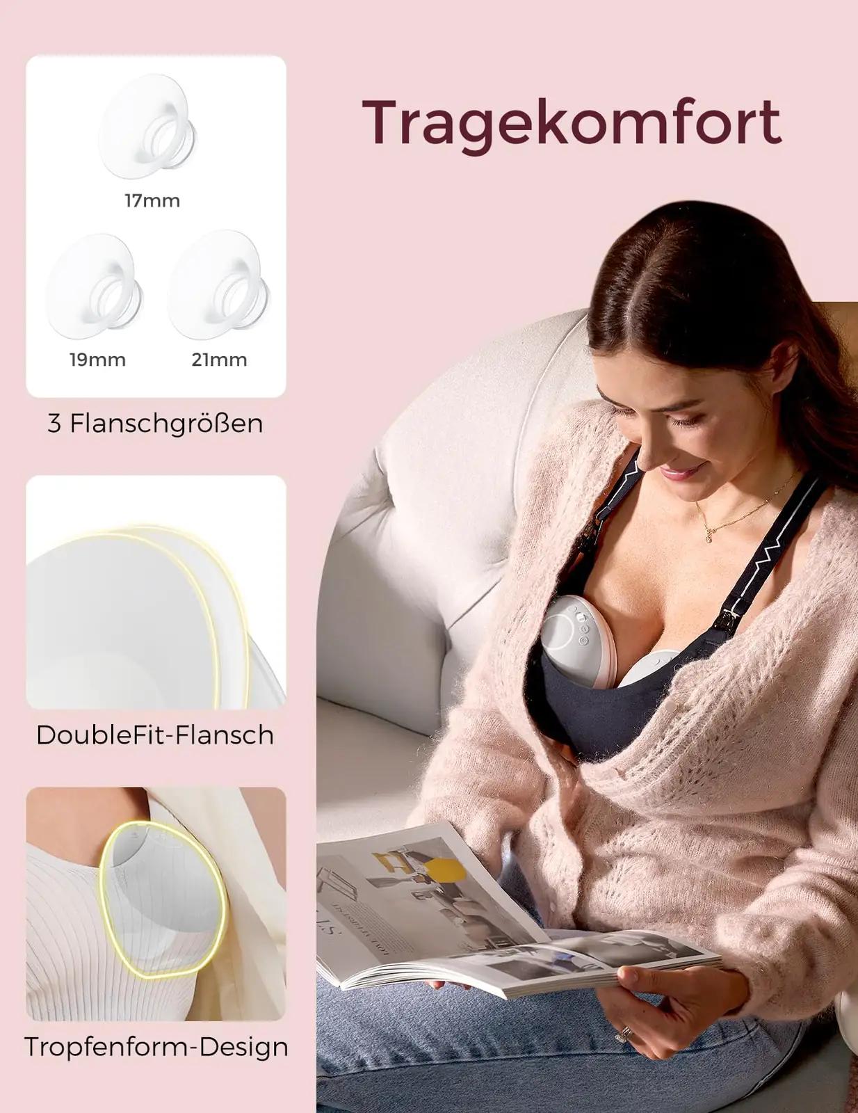 Momcozy käed-vabad elektriline rinnapump – kaasaskantav kingitus – pilt 6