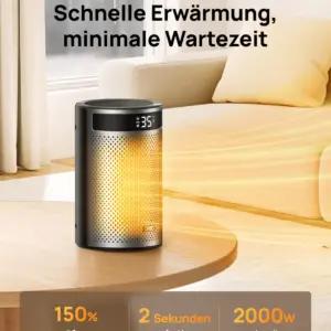 Dreo DR-HSH030 Black elektrilised küttekehad – detailne lähivaade