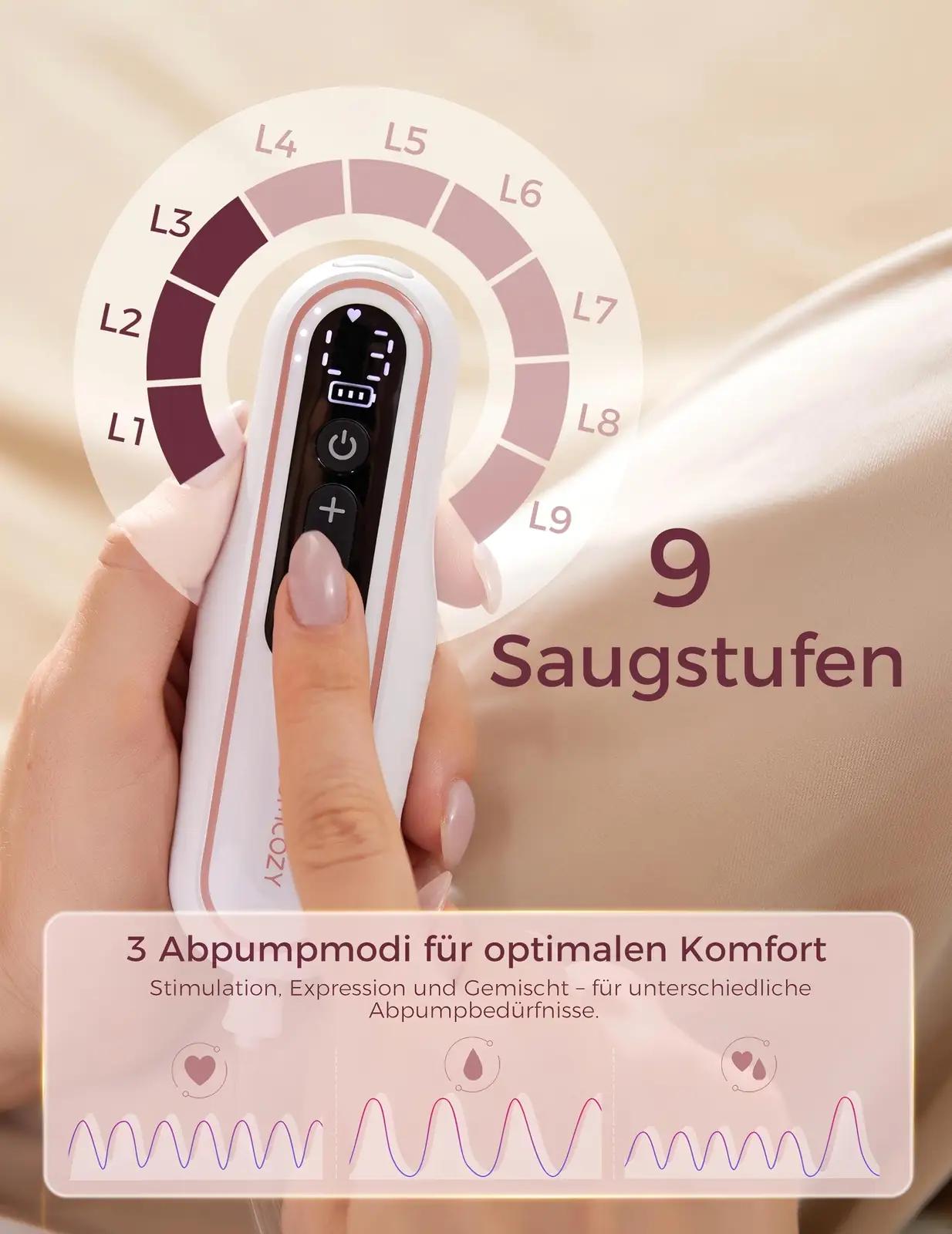 Momcozy kompaktne käed vabad rinnapump — kerge ja mugav – pakend ja tarvikud