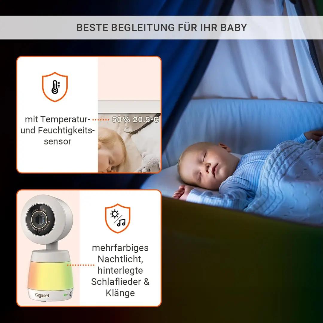 Gigaset video-vahend beebijärelevalve — kvaliteetne 5,5″ ekraan – pilt 6