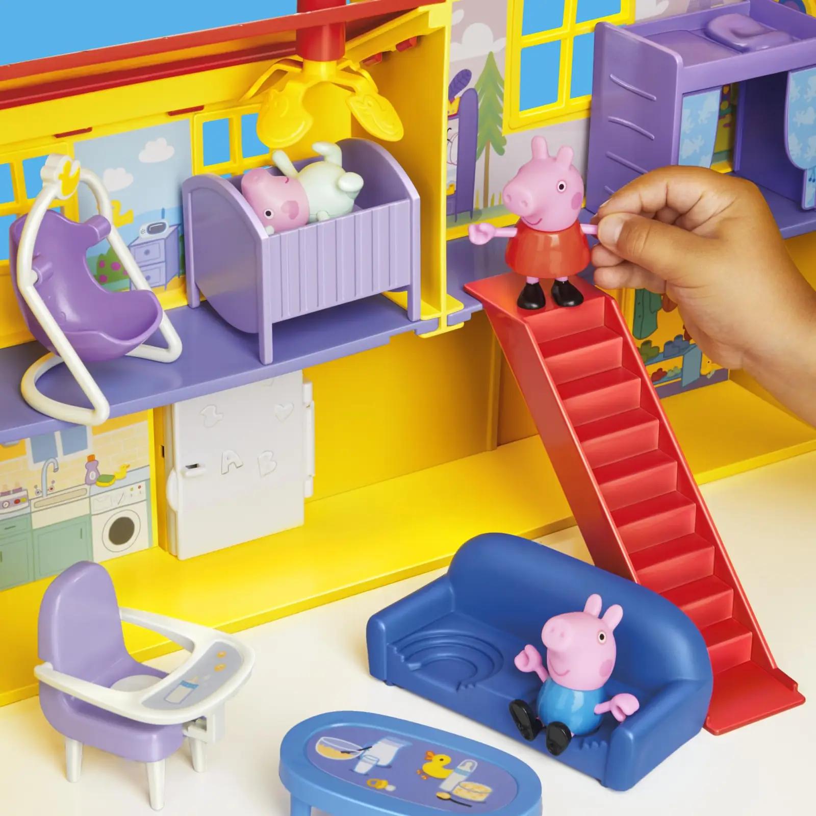 Peppa Pig mängumaja 80 cm – robustne plastikkingitus lastele – kasutusnäide