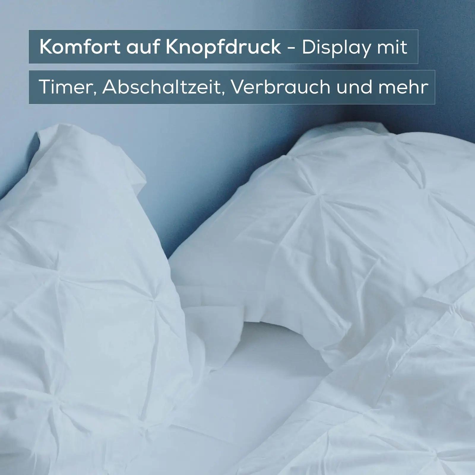 Beurer soe voodikattematerjal 198 x 92 cm – pehme puuvill – kasutusnäide