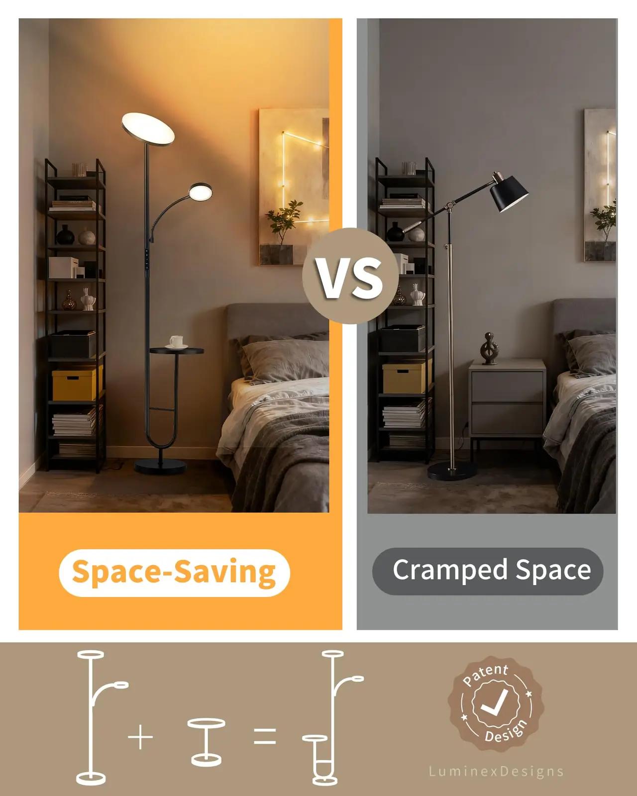 LuminexDesigns LED-lamp lauaga – reguleeritav ja eredas valguses – pilt 8