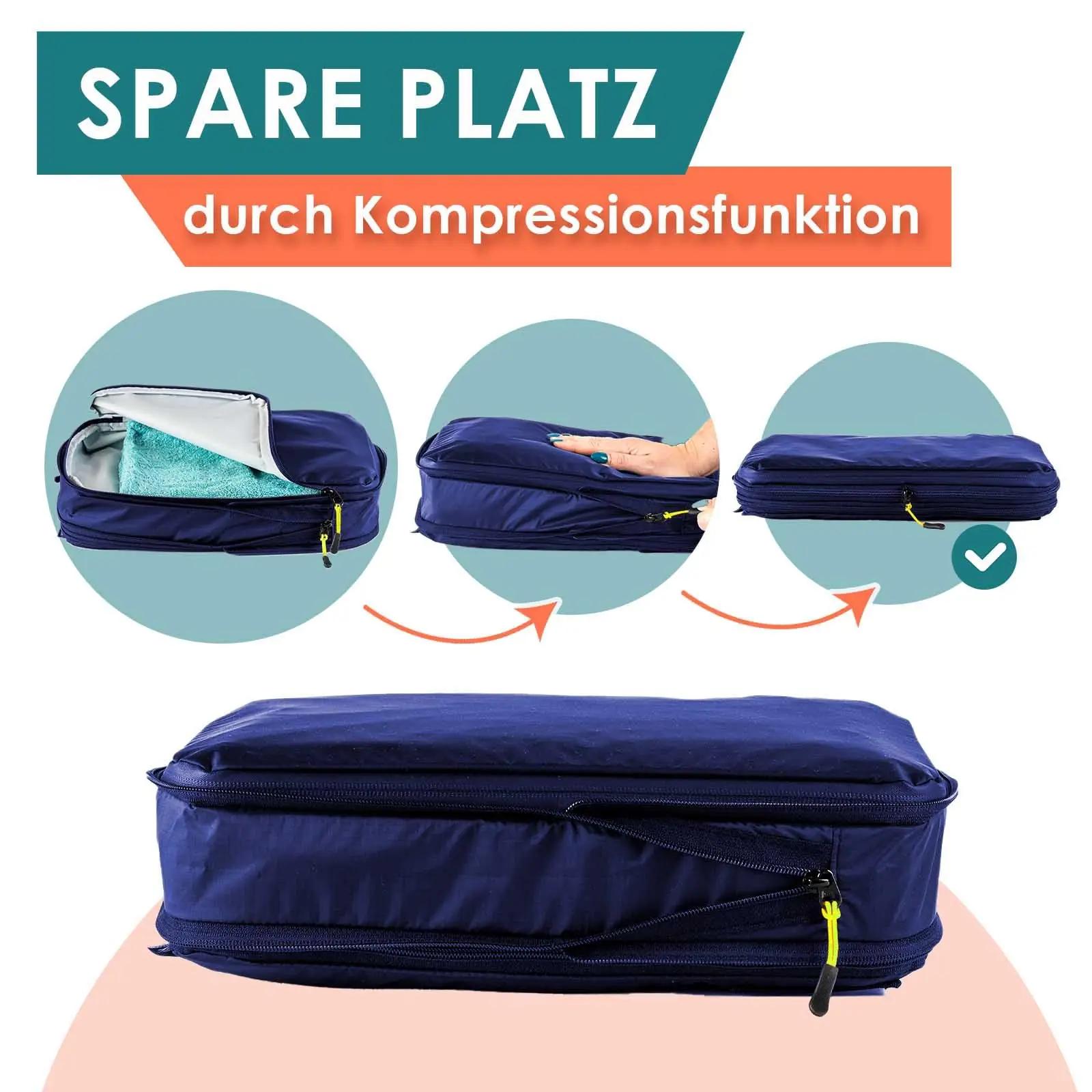 Seeschwalbe kerge nailonist pakkimiskotid reisiks — 6‑osa – detailne vaade