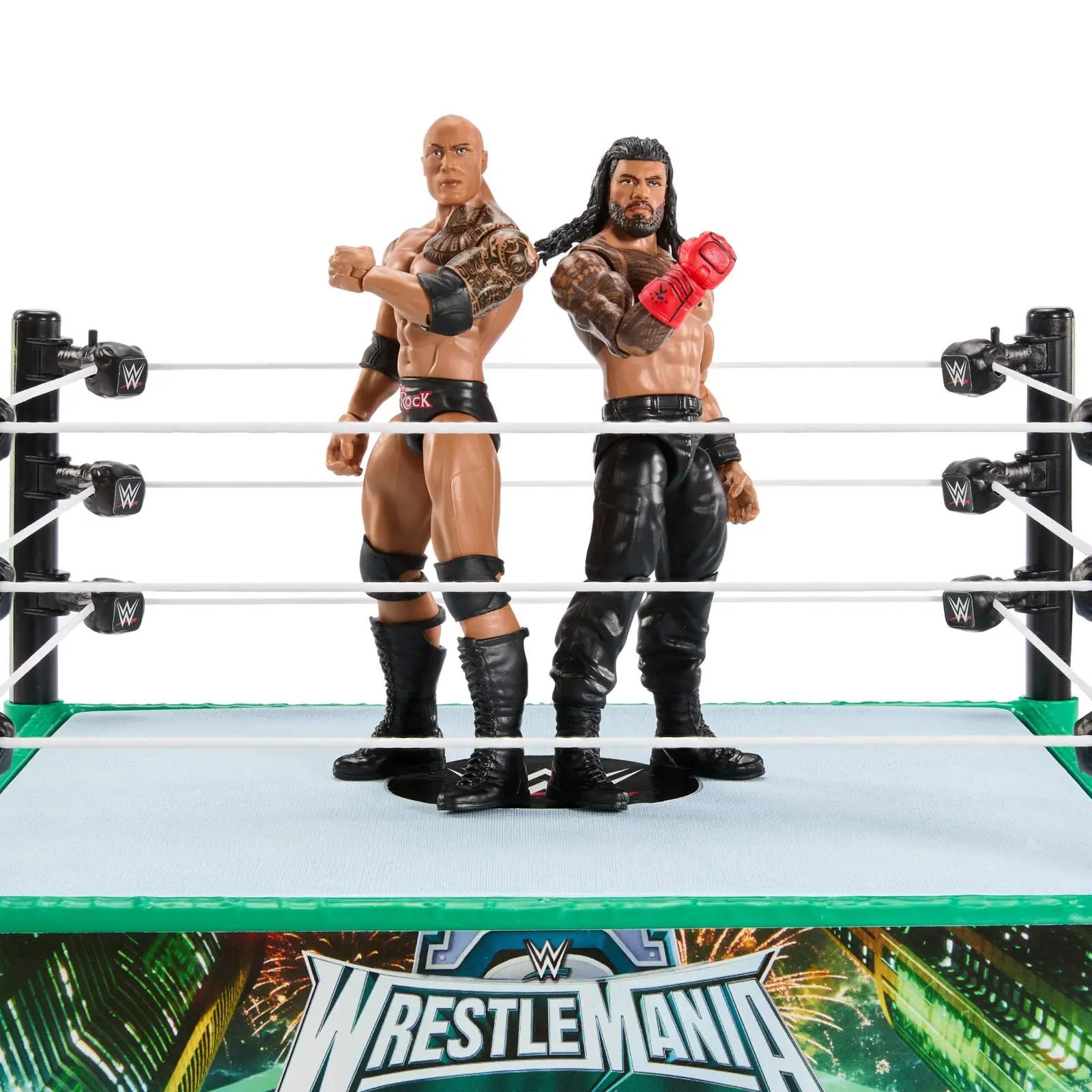 Mattel mängukomplekt WWE rõngas ja 2 action-figuuri – detailne vaade