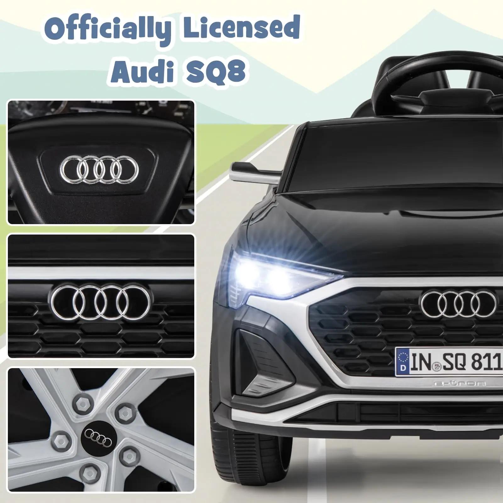 FANTASK laste elektriauto Audi-stiilis — vastupidav polüpropeen – pilt 7