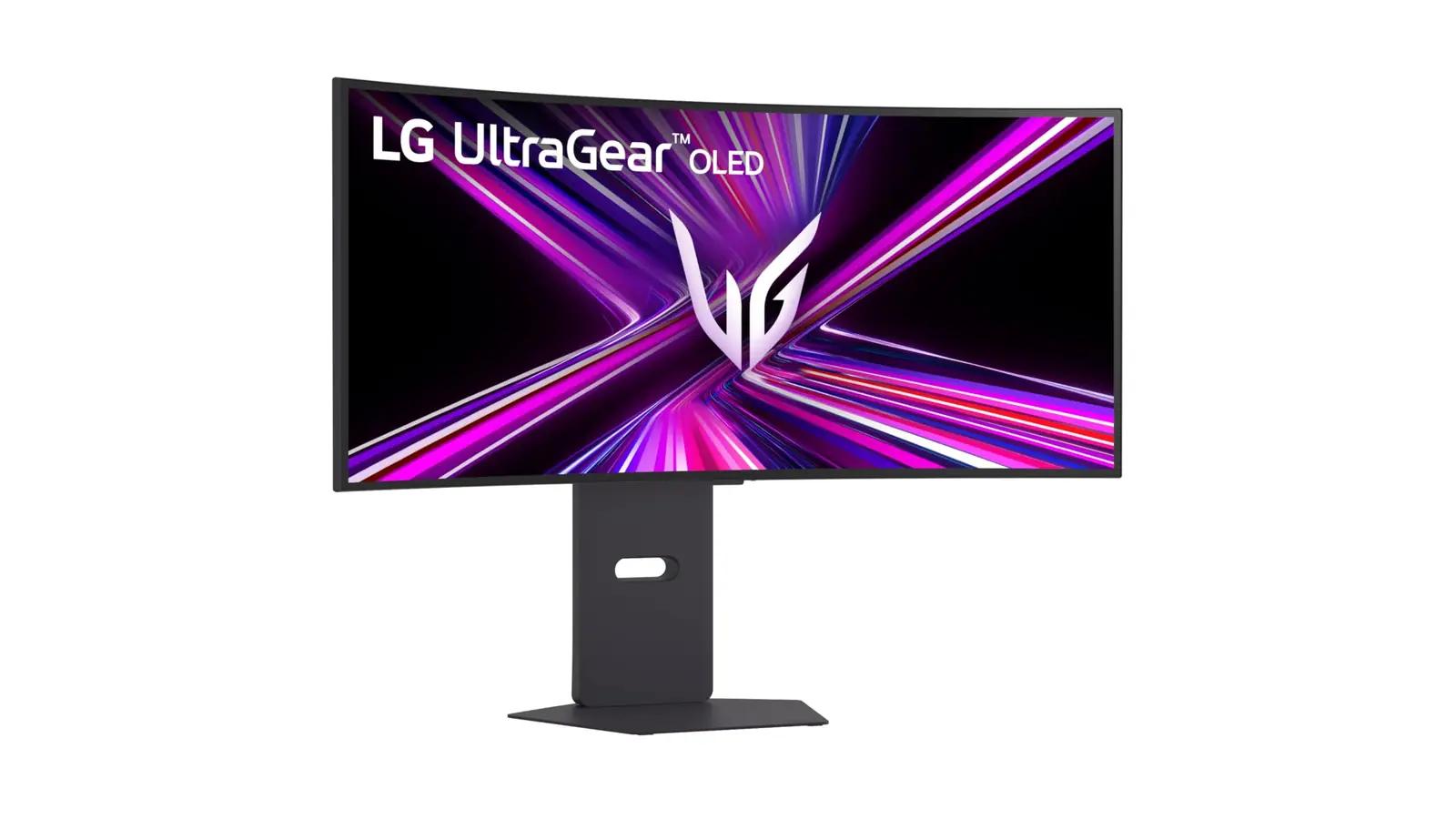LG elegantne 34″ OLED mängumonitor – kõver WQHD ekraan – pakend ja tarvikud