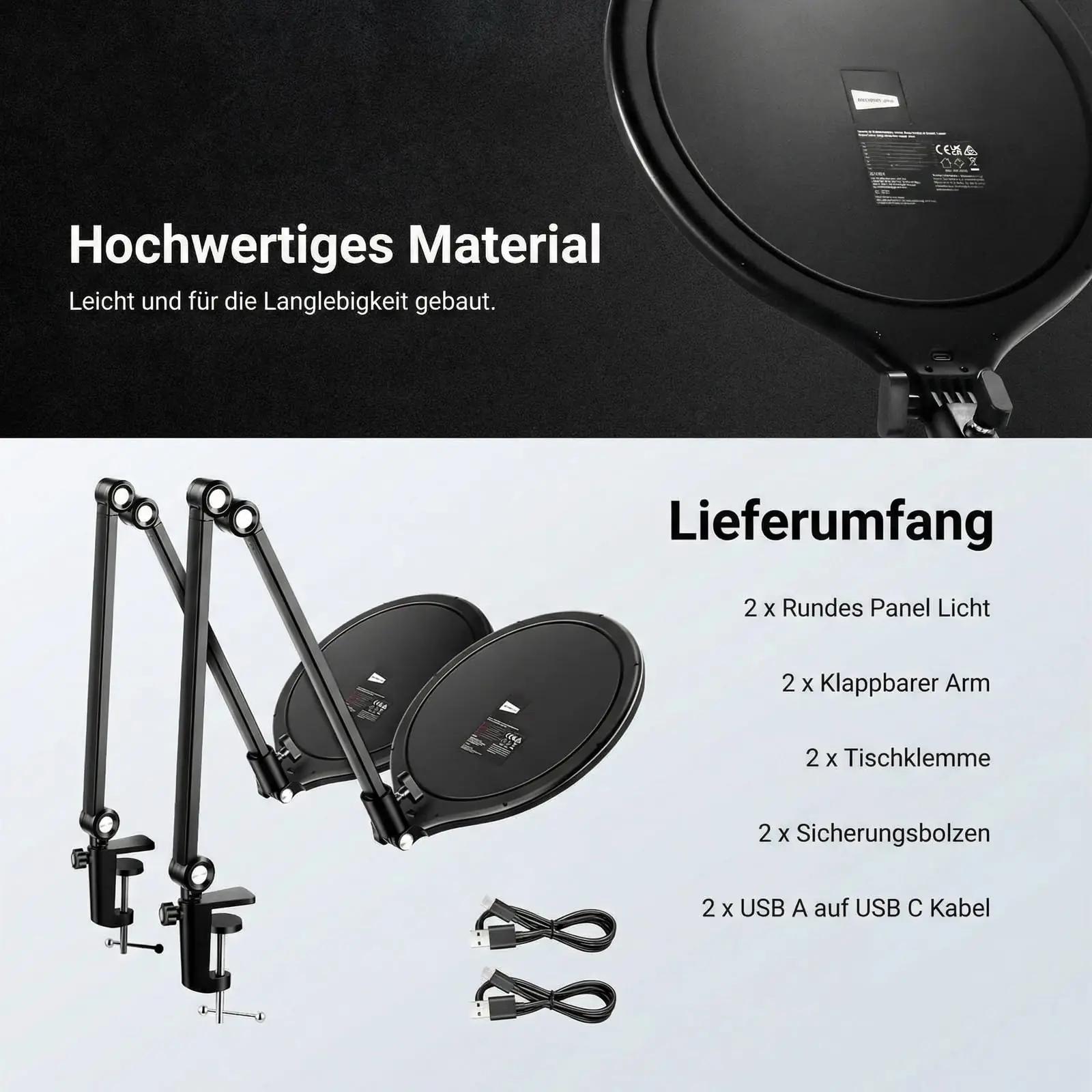 NEEWER LED-laudlamp, reguleeritav ringvalgus fotosessioonideks – pilt 9