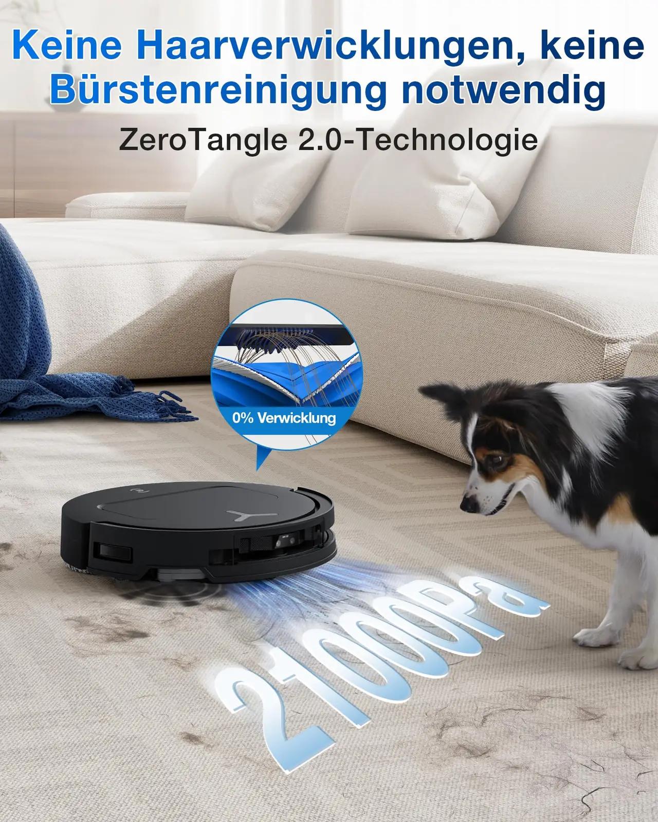 ECOVACS DEEBOT T50 OMNI Gen2 Black tolmuimejarobotid – detailne lähivaade