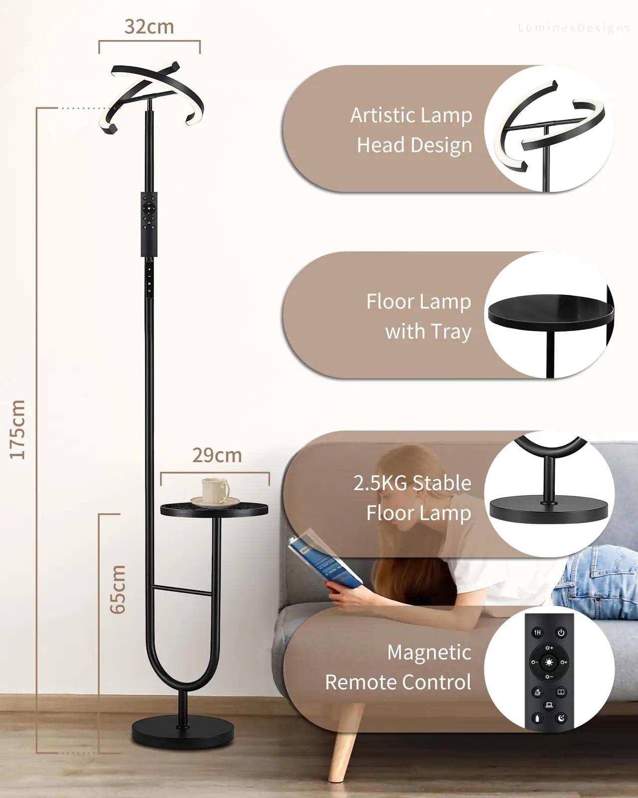 LuminexDesigns must modernne LED-lambipost riiuliga ja dimmeriga – pilt 8