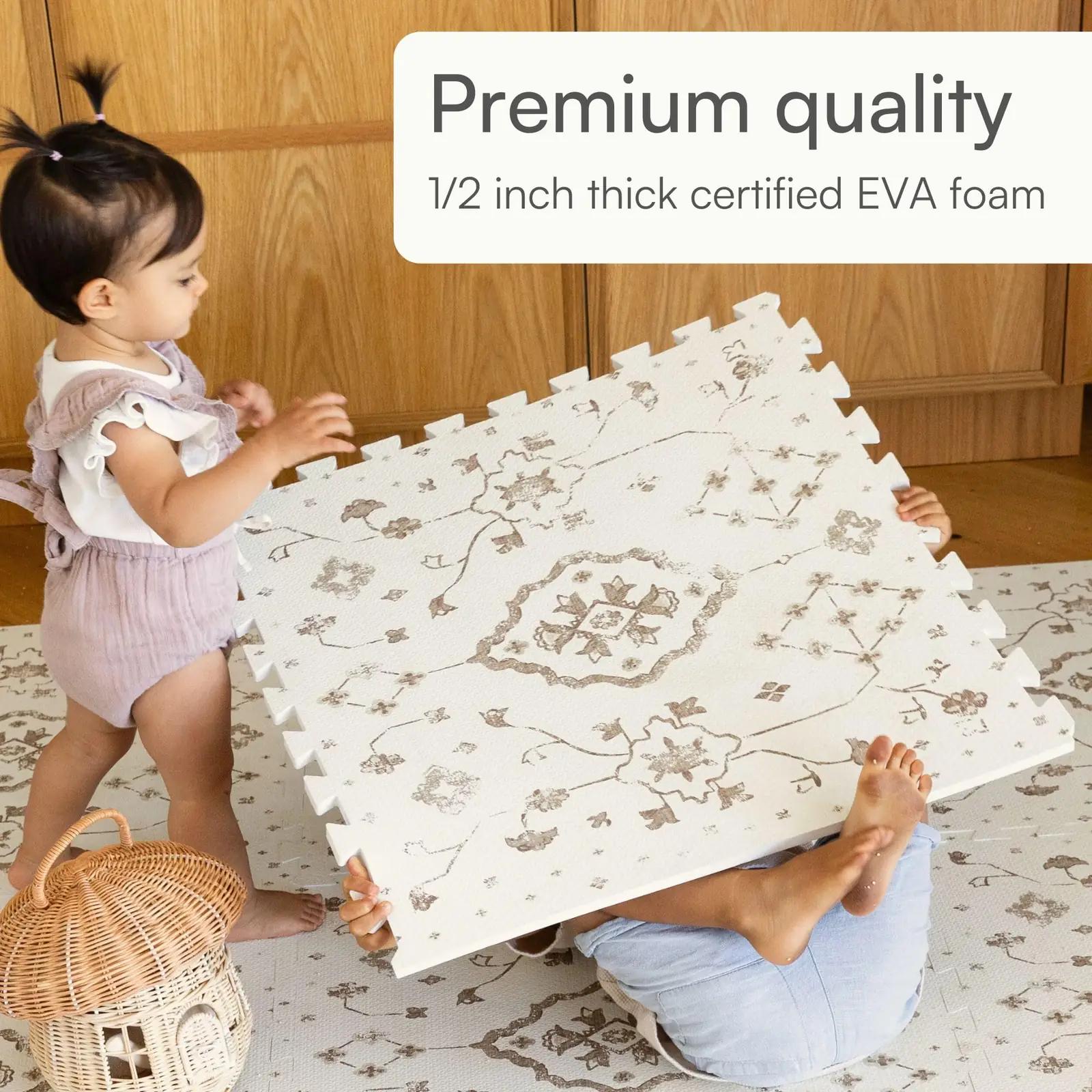 Lillefolk pehme EVA mängumatt 1,8×1,8 m – Vintage – pilt 6
