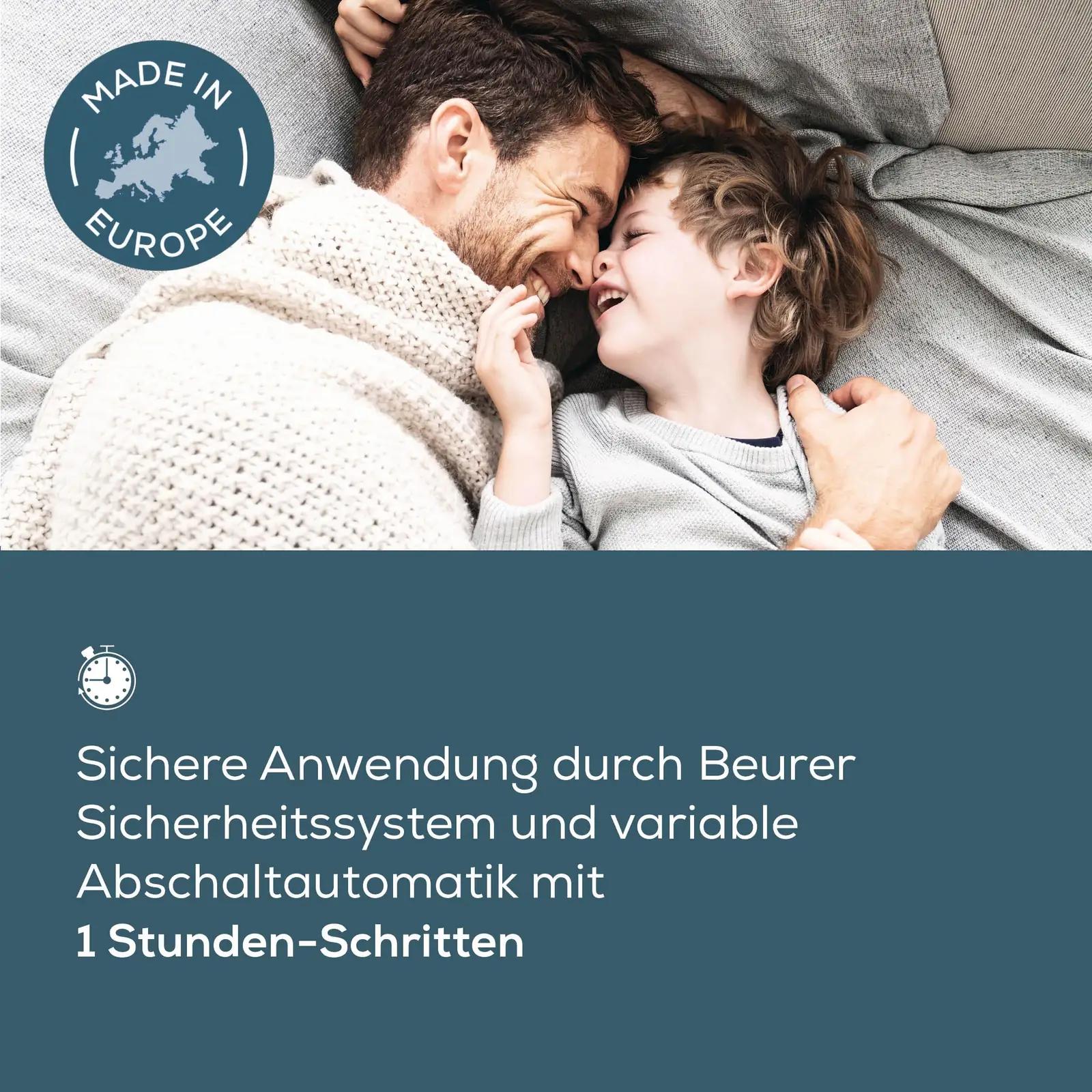 Beurer soe voodikattematerjal 198 x 92 cm – pehme puuvill – lisavaade