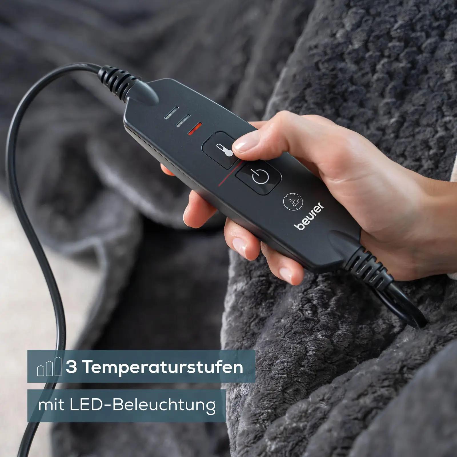 Beurer pehme elektriline tekk 180×130 cm – kasutusnäide