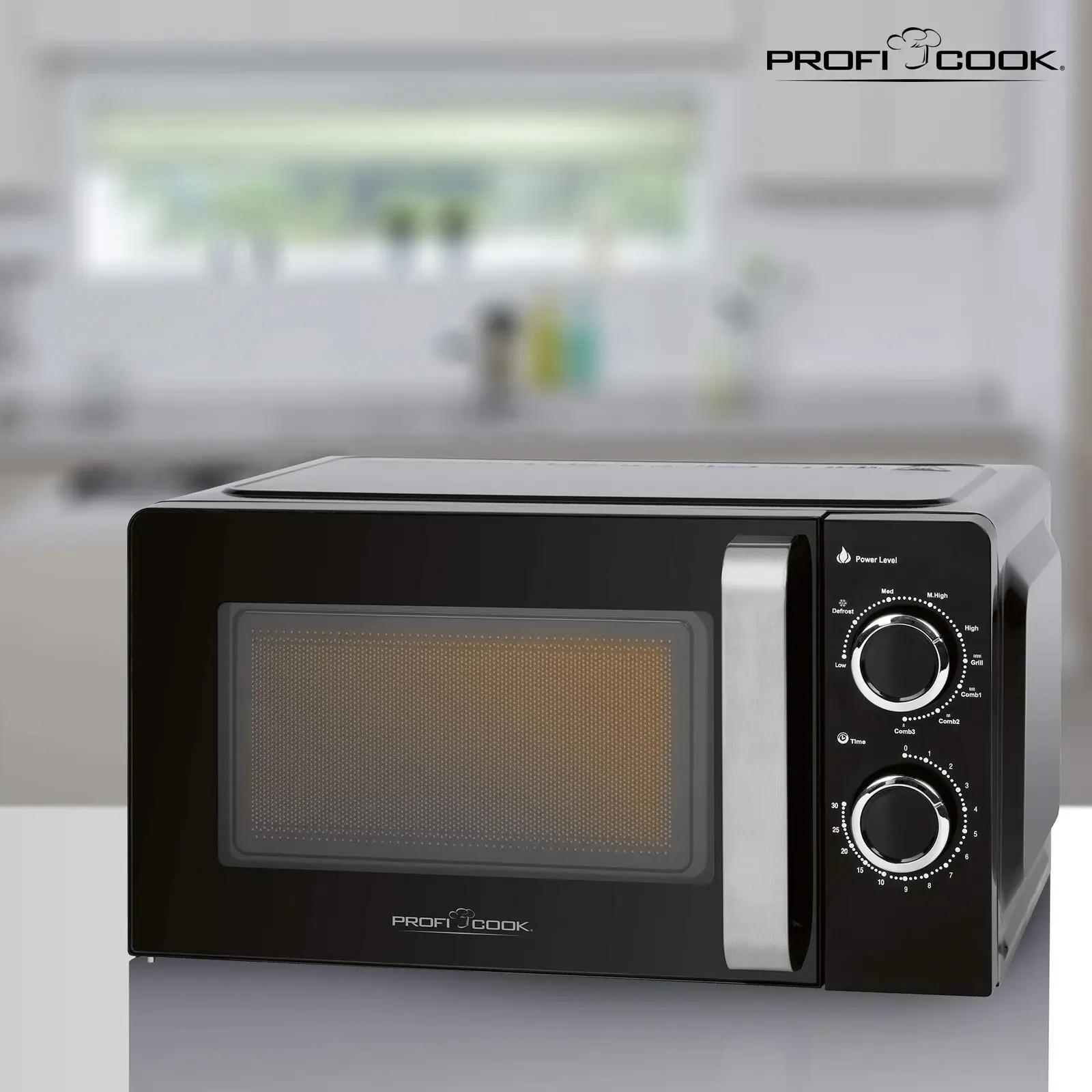 Profi Cook roostevaba mikrolaineahi 900 W – kompaktne kingitus – lisavaade