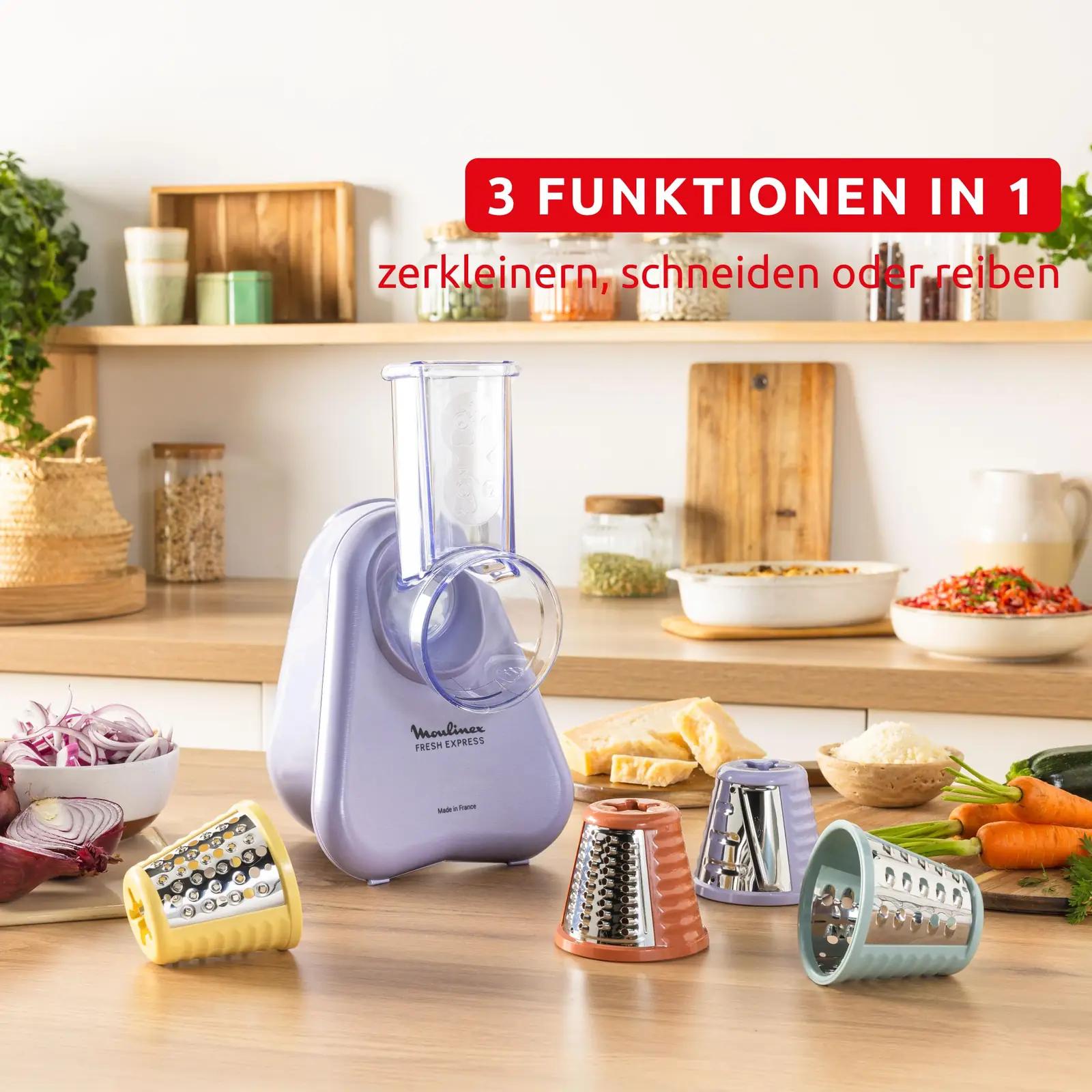 Moulinex Fresh Express 4-in-1 köögiriiv lila, kompaktne – pilt 7