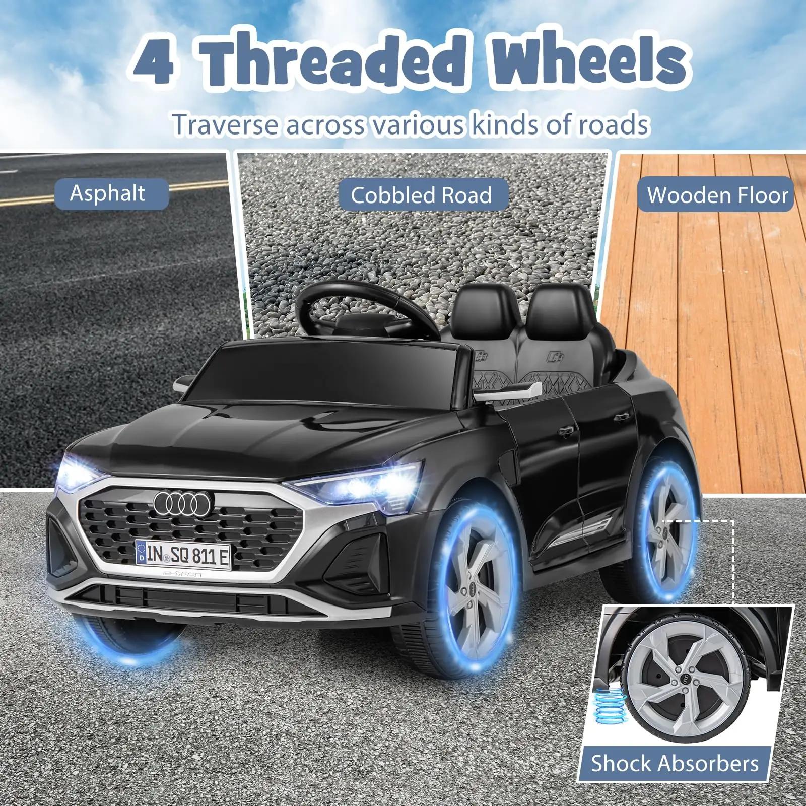 FANTASK laste elektriauto Audi-stiilis — vastupidav polüpropeen – lisavaade
