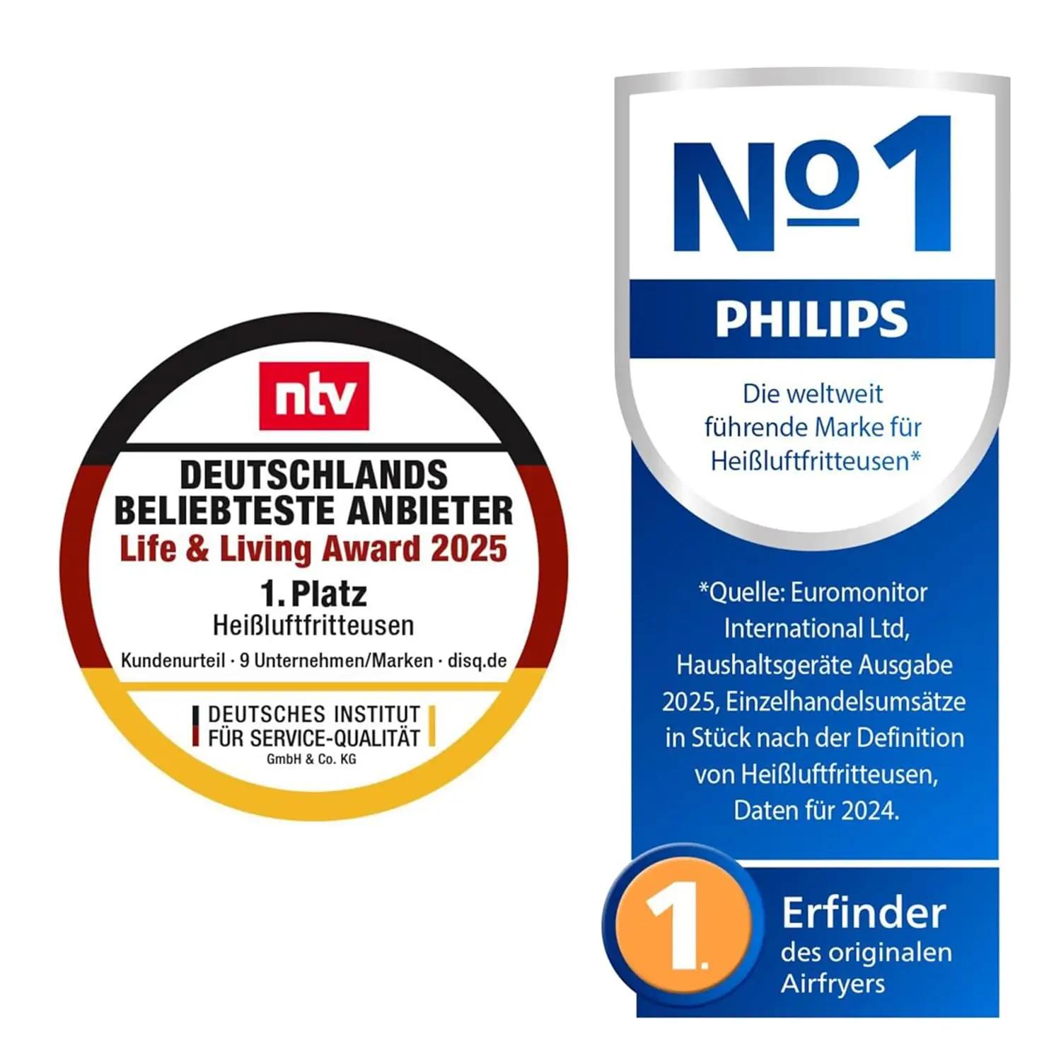 Philips õhufritüür 4000 Series – kahekorvis, ruumisäästlik 10L – pakend ja tarvikud