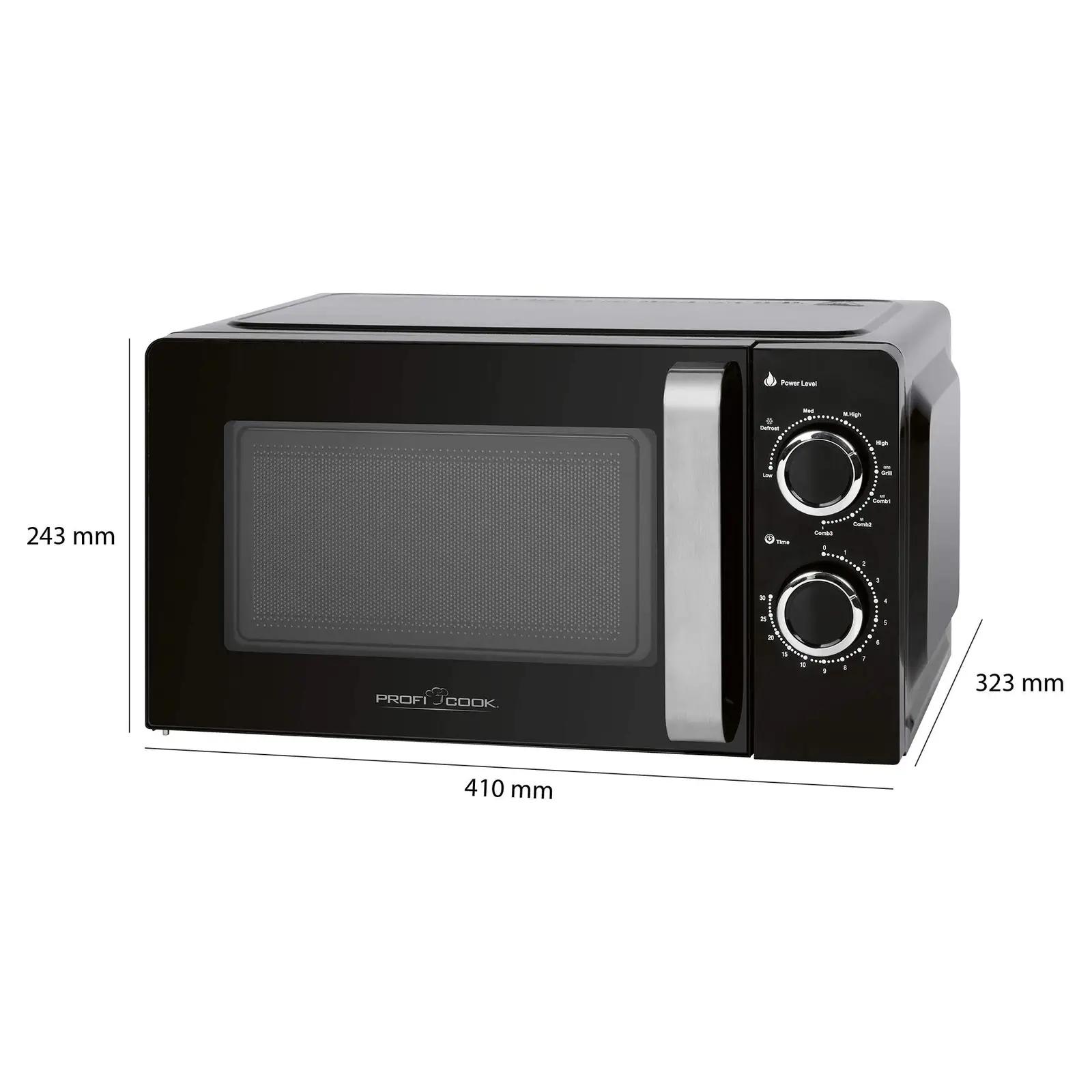 Profi Cook roostevaba mikrolaineahi 900 W – kompaktne kingitus – pilt 6